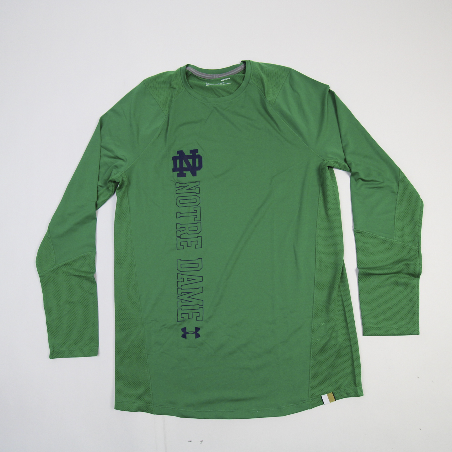 Details about   Under Armour Notre Dame Player Issue Sideline Training shirt men Fighting Irish 