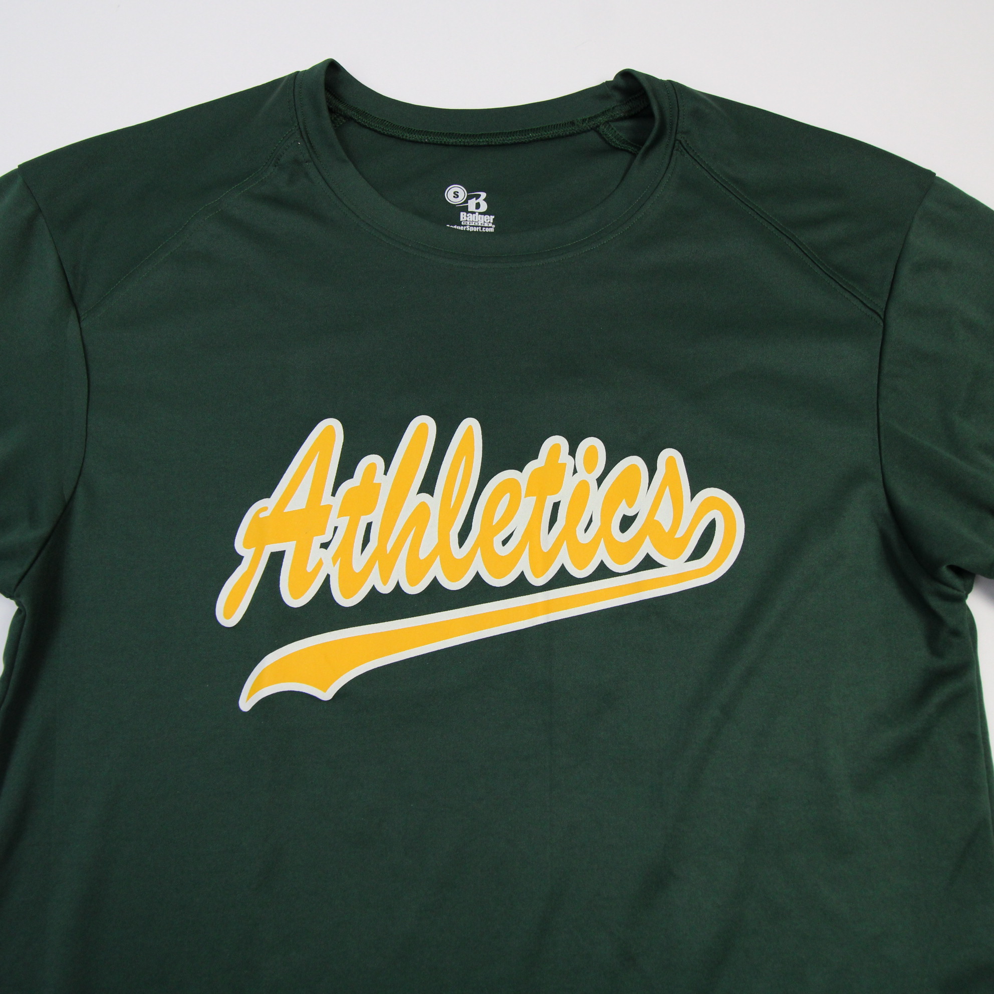 Oakland Athletics Badger Short Sleeve Shirt Men's Green New S