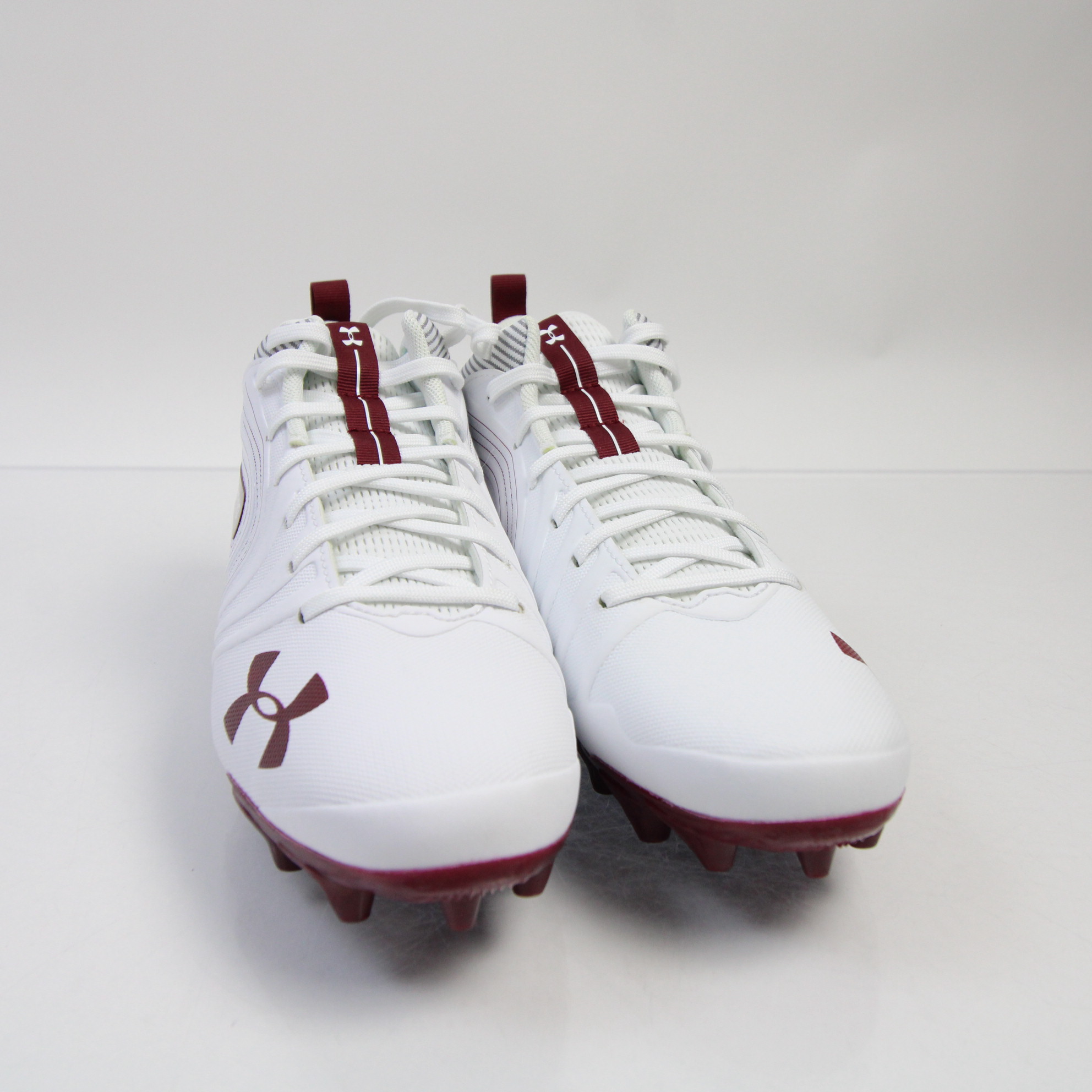 Under Football Cleat Men's White/Maroon New without Box | eBay