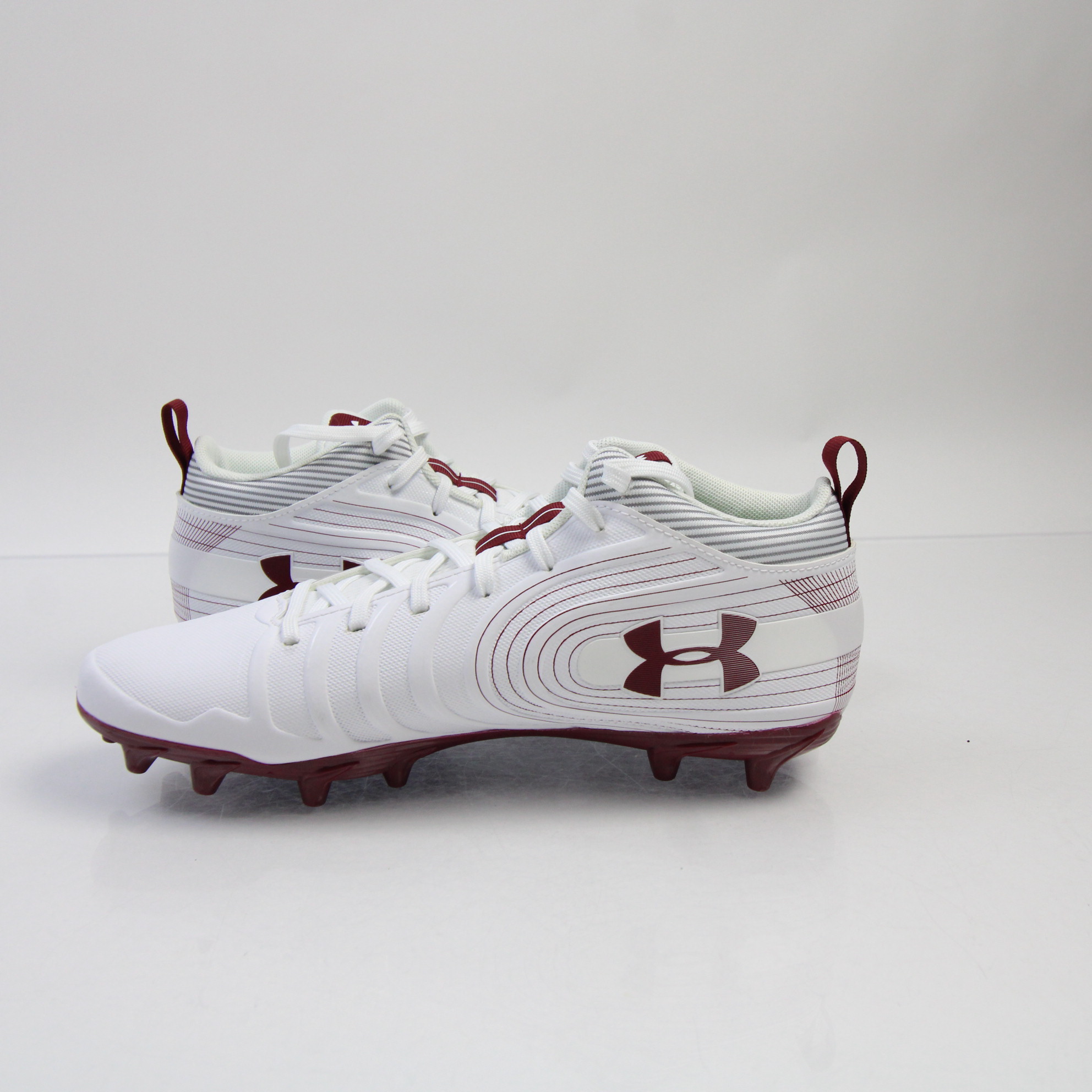 Maroon And White Football Cleats Cheap Sale -   1695120666