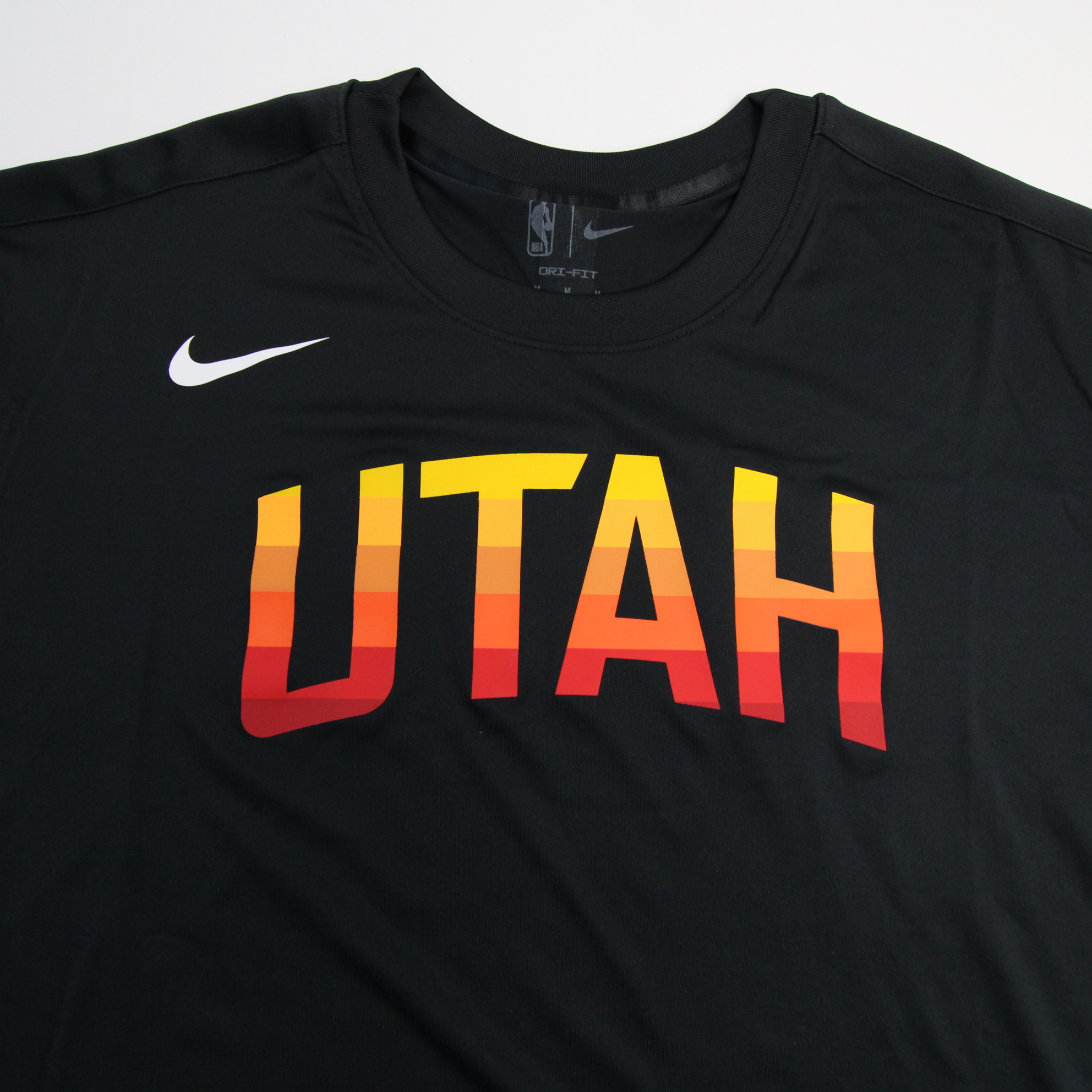 Utah Jazz Nike NBA Authentics DriFit Short Sleeve Shirt Men XLT - 3XLT  Black New | eBay