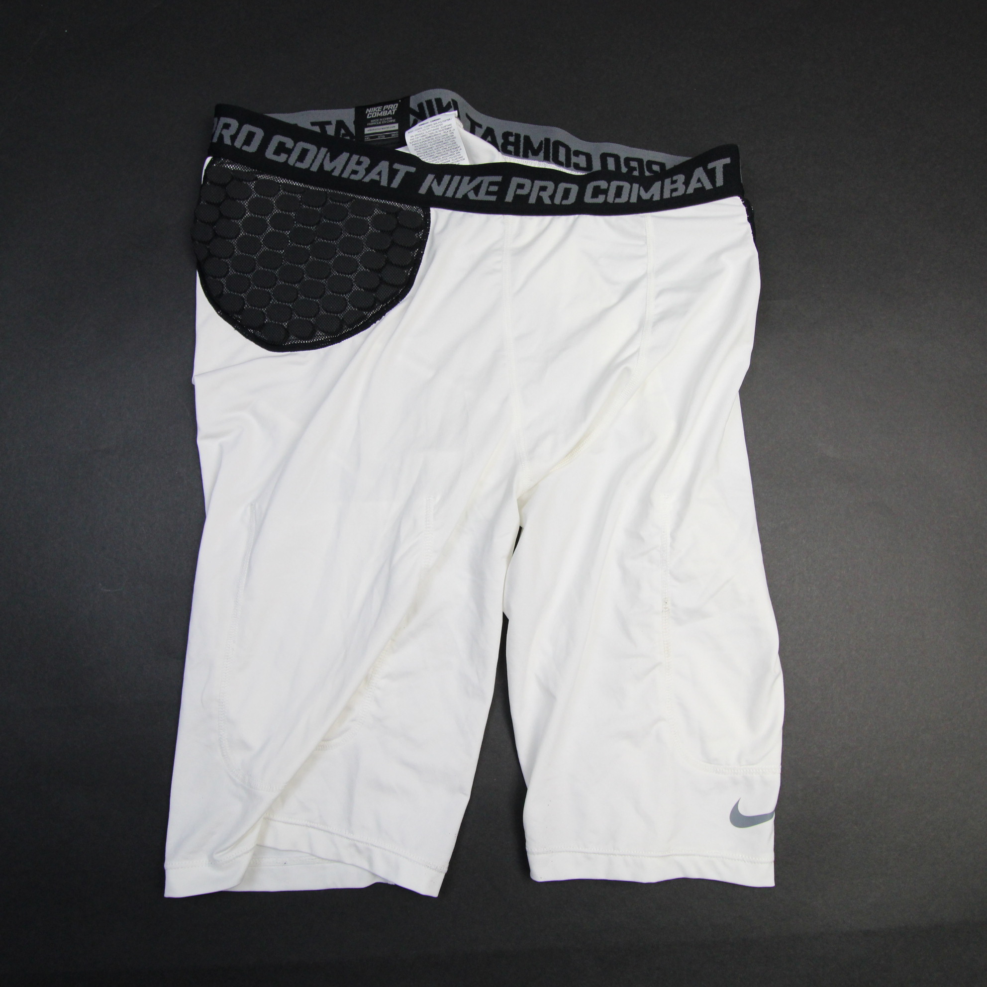 Nike Pro Dri-Fit Padded Compression Shorts Men's White Used