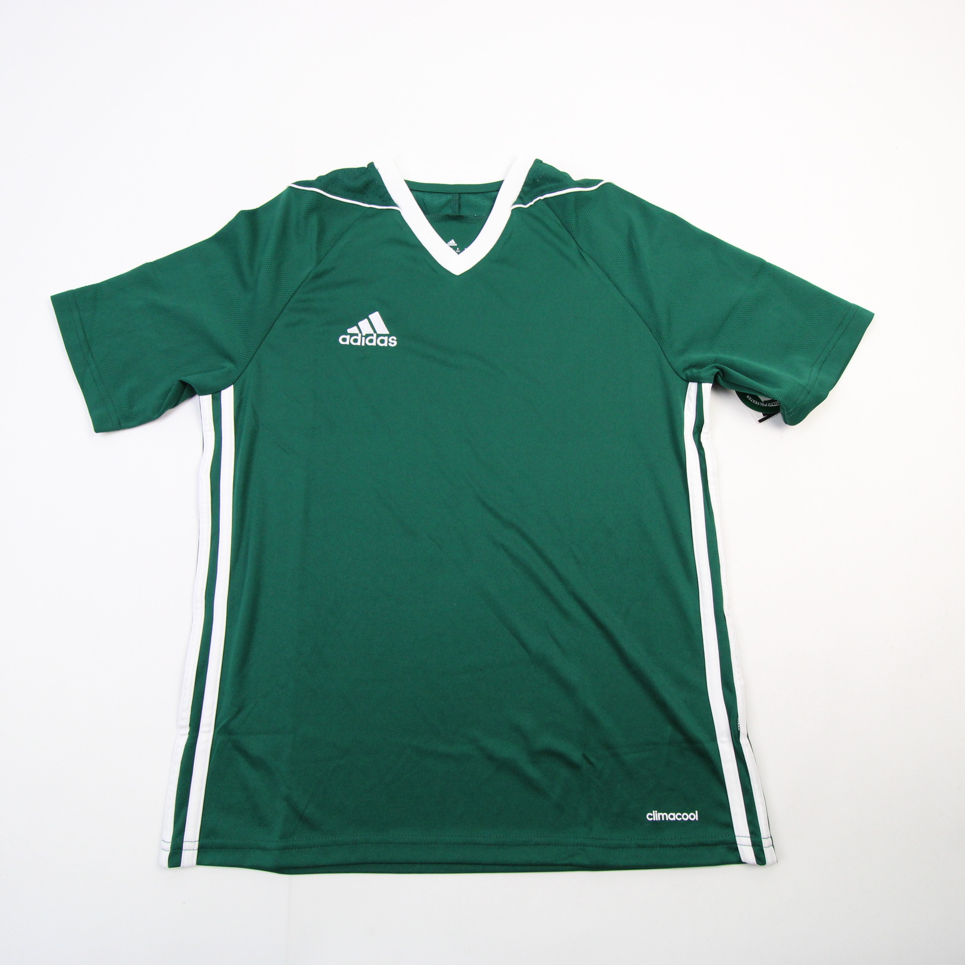Infectious disease Apartment rookie adidas Climacool Practice Jersey - Soccer Youth Dark Green/White New with  Tags | eBay