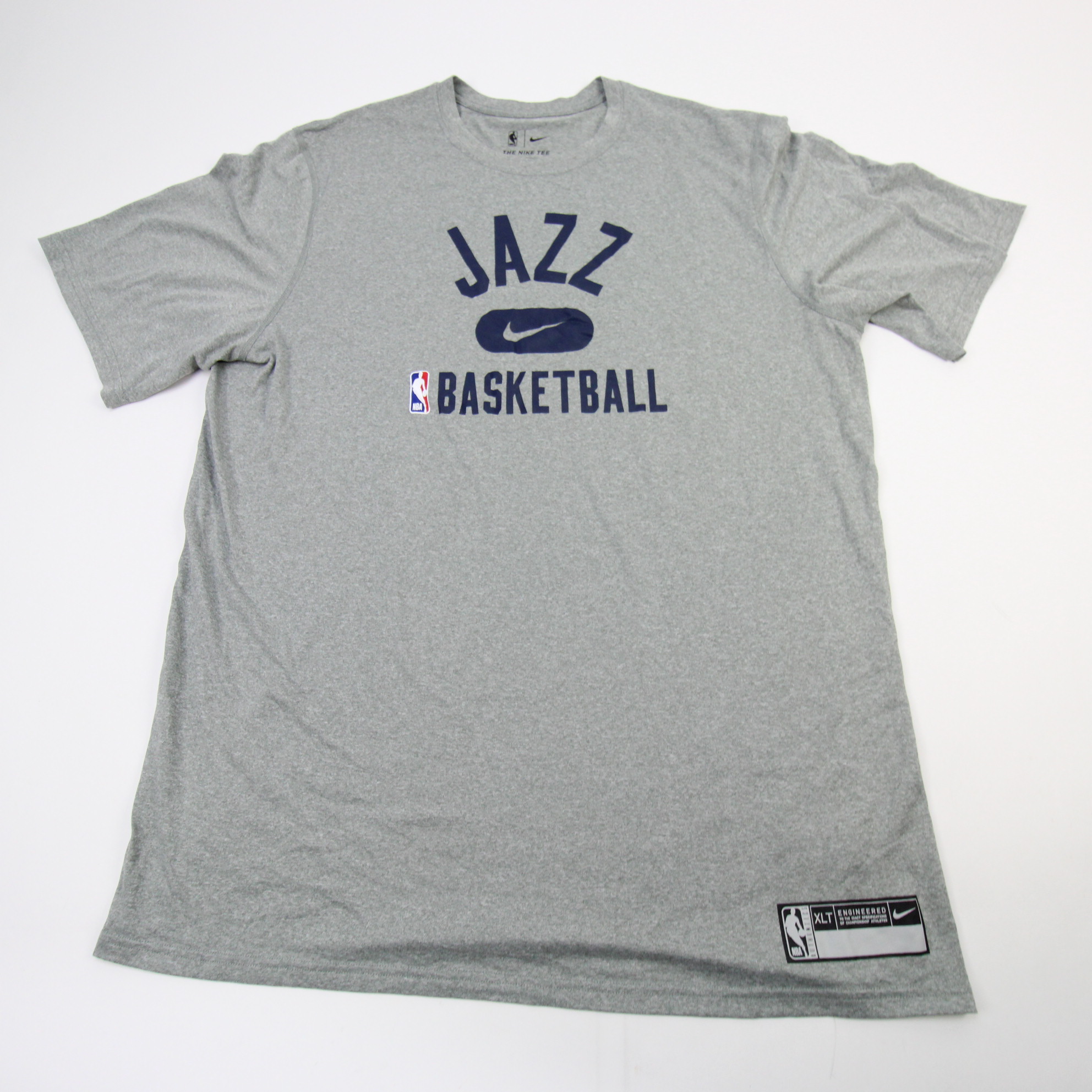 Utah Jazz Nike NBA Authentics Nike Tee Short Sleeve Shirt Men's Gray New |  eBay