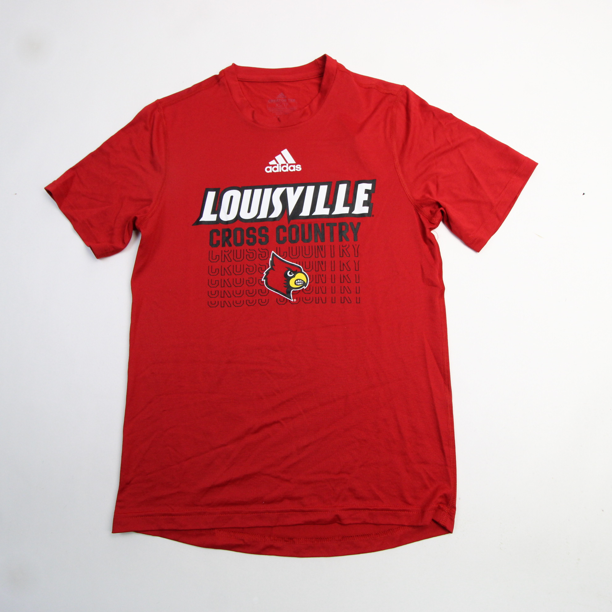 Louisville Cardinals adidas Creator Short Sleeve Shirt Men's Red New