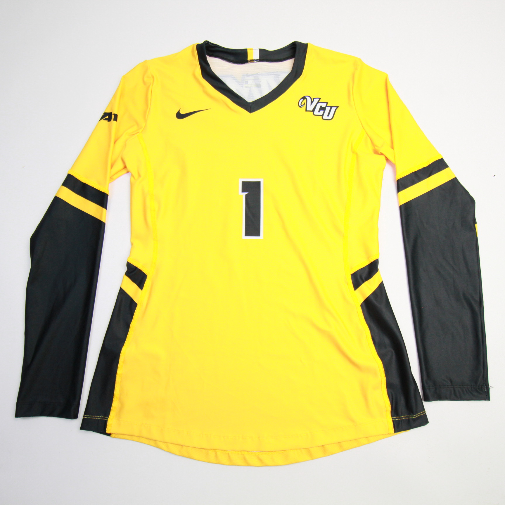 VCU Rams Nike Game Jersey - Volleyball Women's Yellow/Black Used