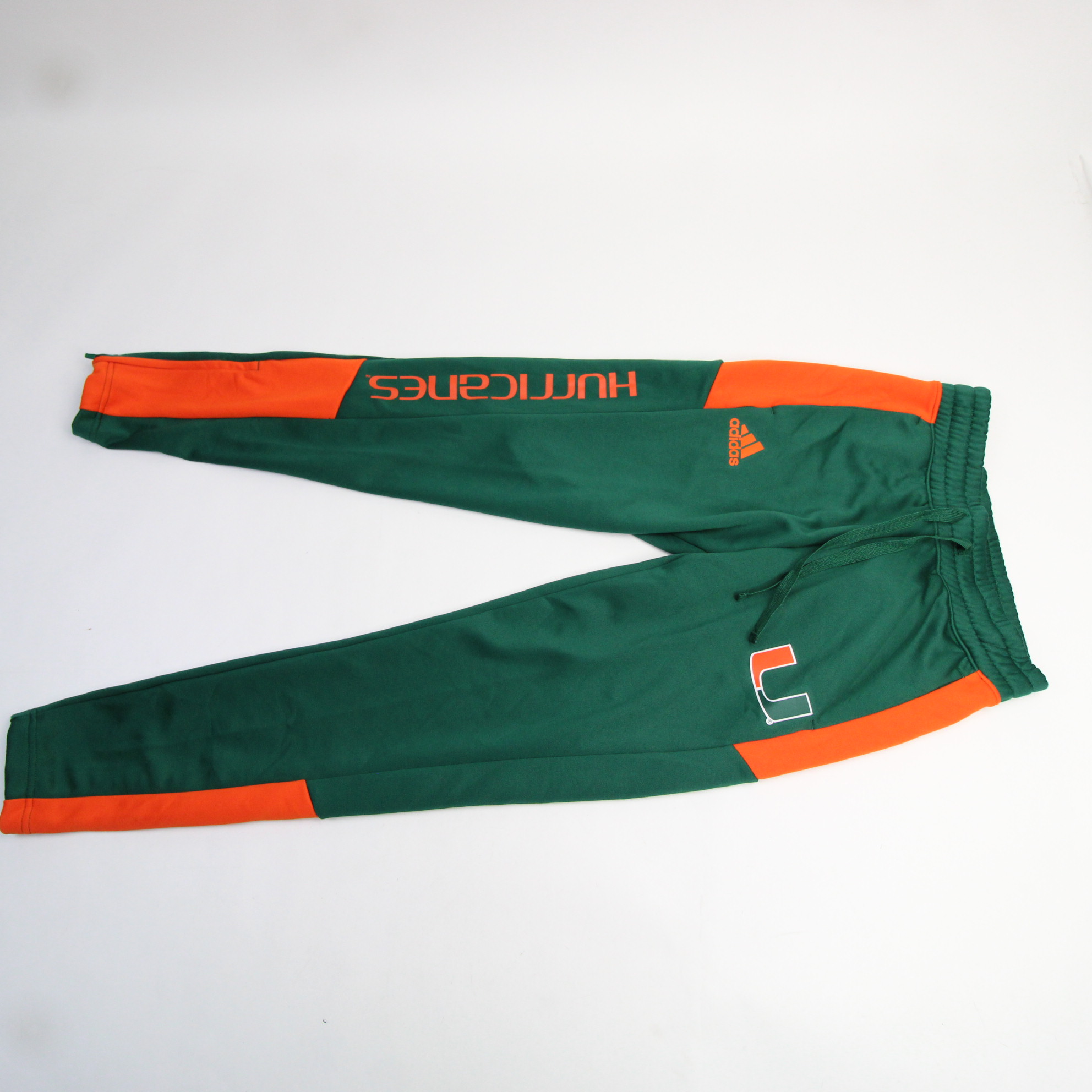 Miami Hurricanes adidas Athletic Pants Women's Green/Orange New