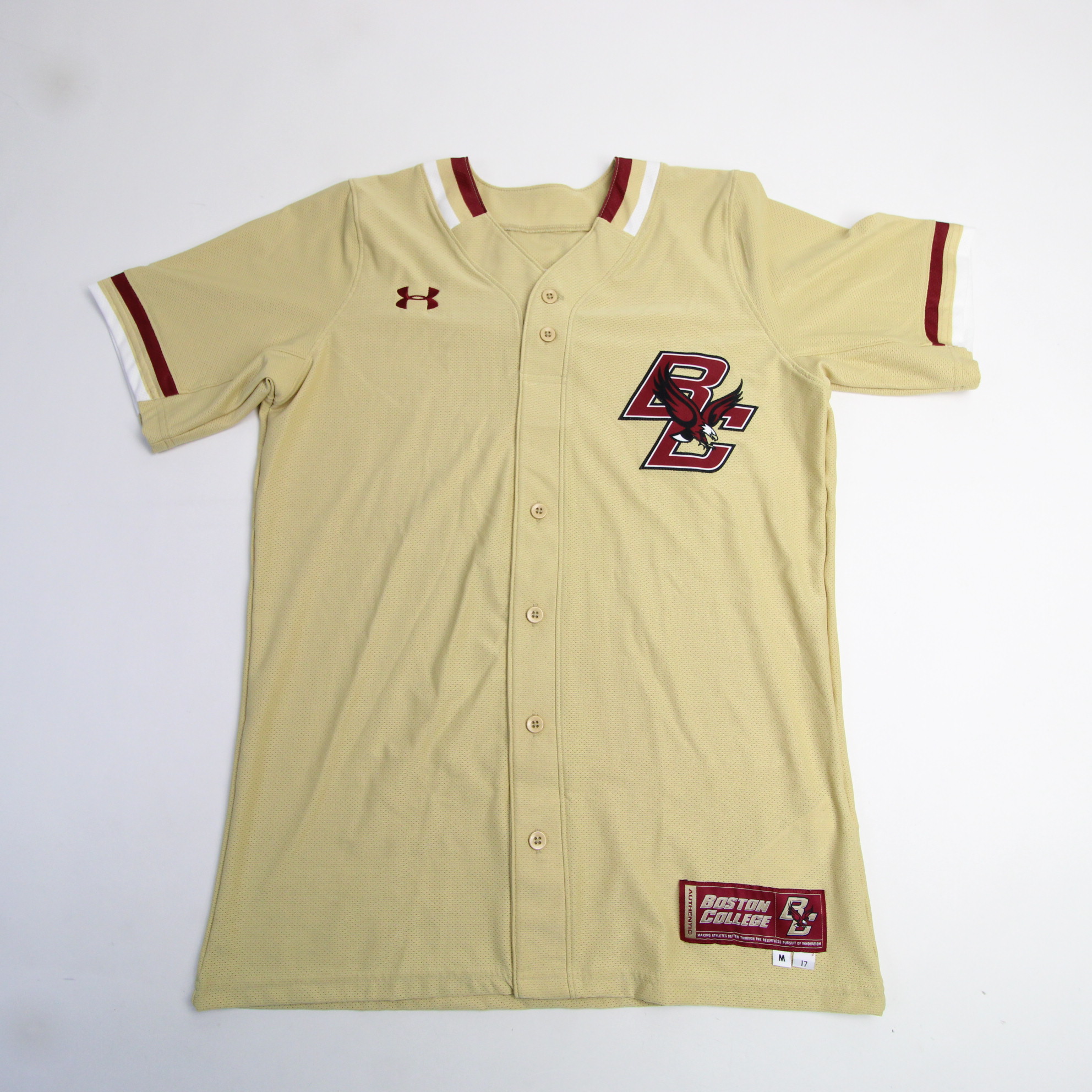 Under Armour Boston College Eagles Jersey - Home/Dark - Senior