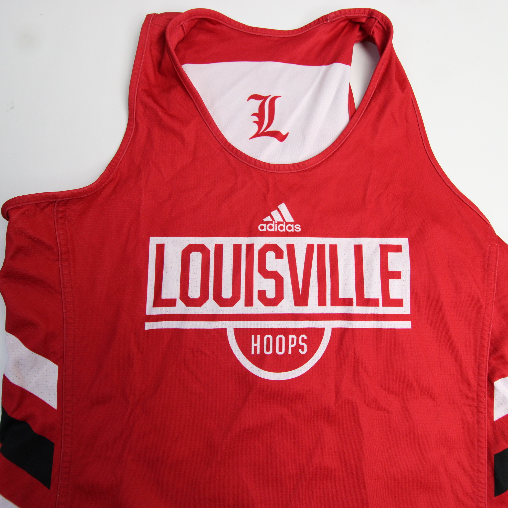 Men's adidas Red/White Louisville Cardinals Reversible Jersey