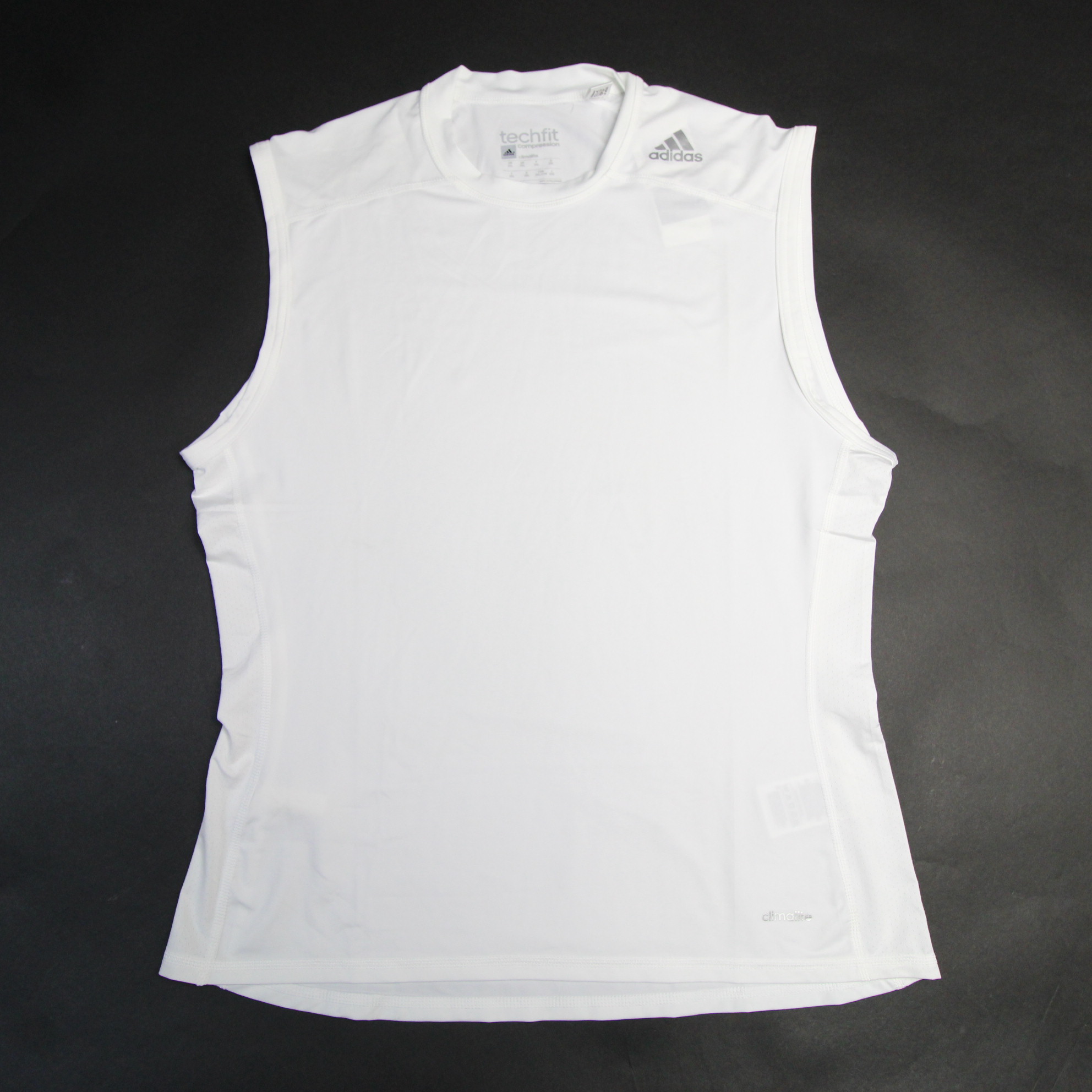 adidas Techfit Compression Tank Top Men's 2XL White New with (#295421806178)
