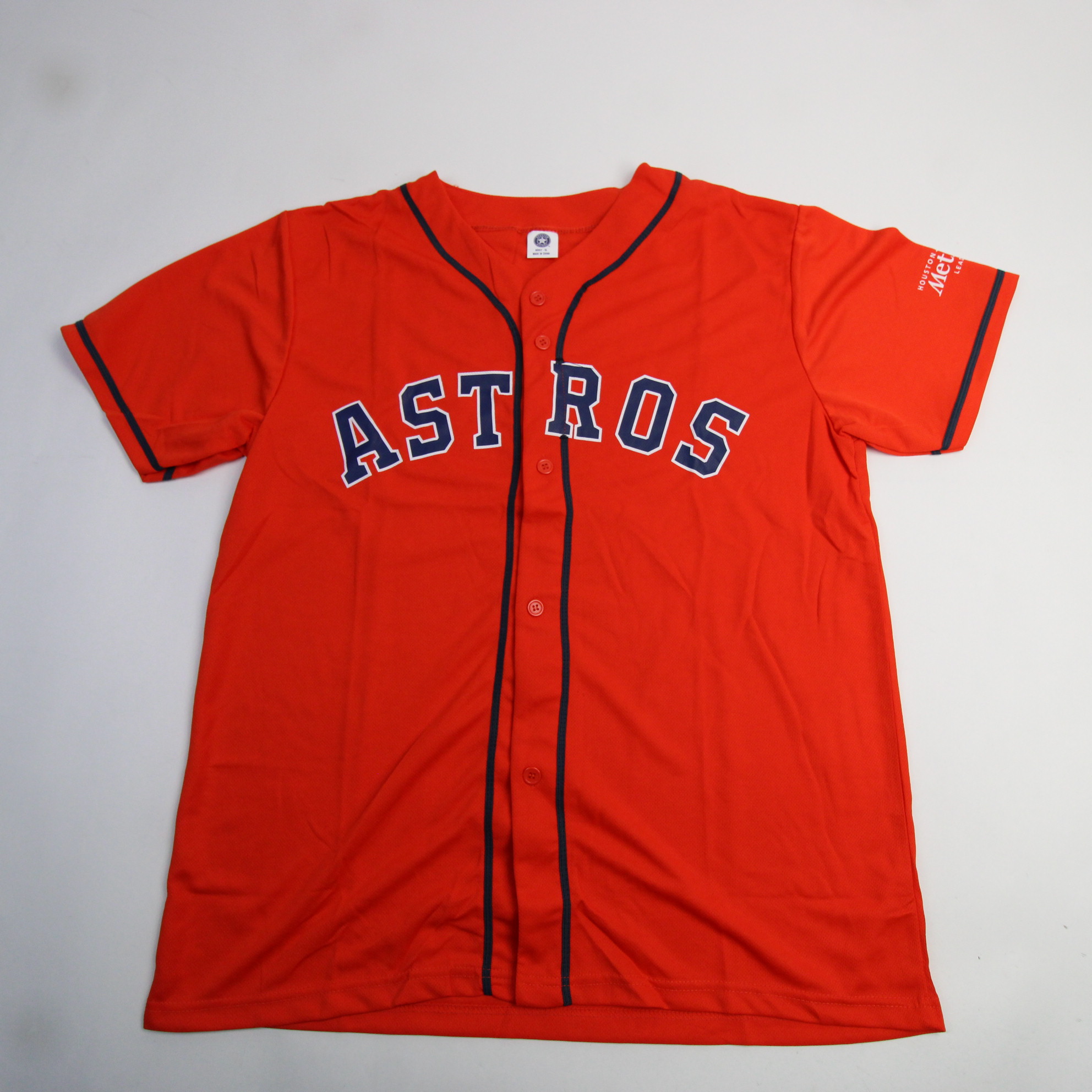 Houston Astros Unbranded Game Jersey - Baseball Men's Orange