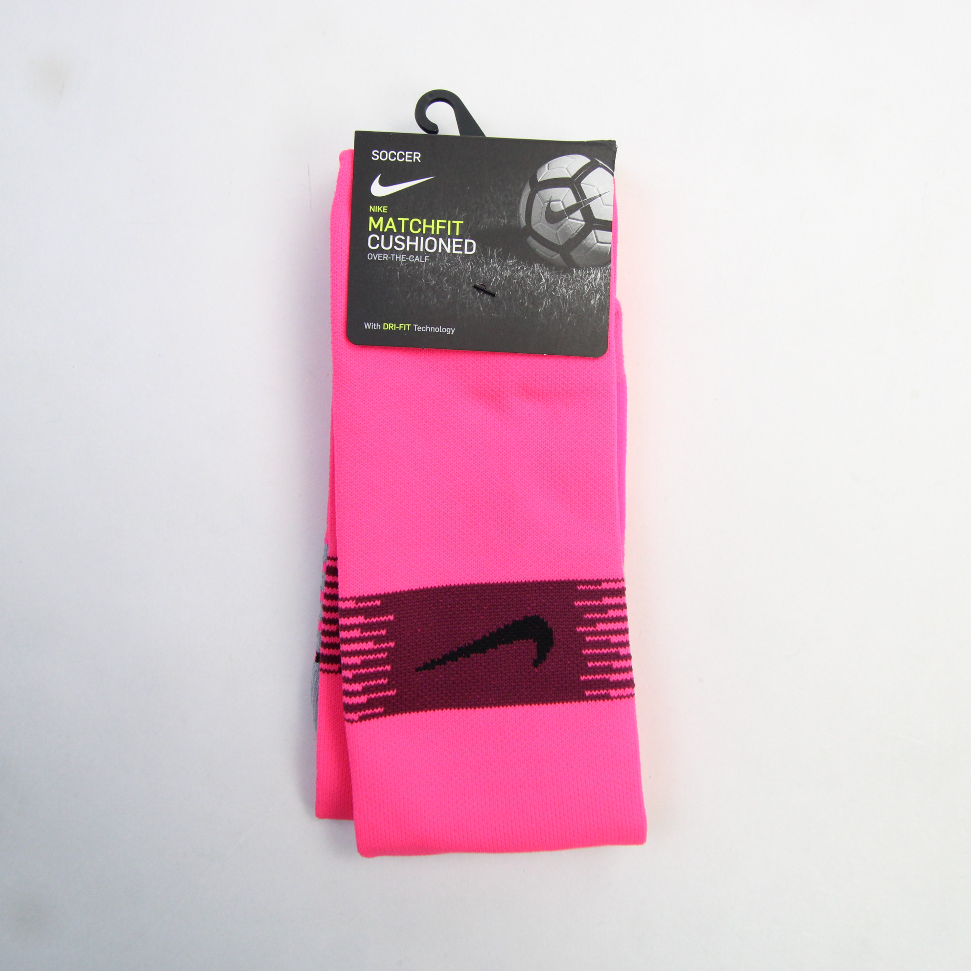 Nike Soccer Socks Men's M Medium Hot Pink Knee High Sports Pair New