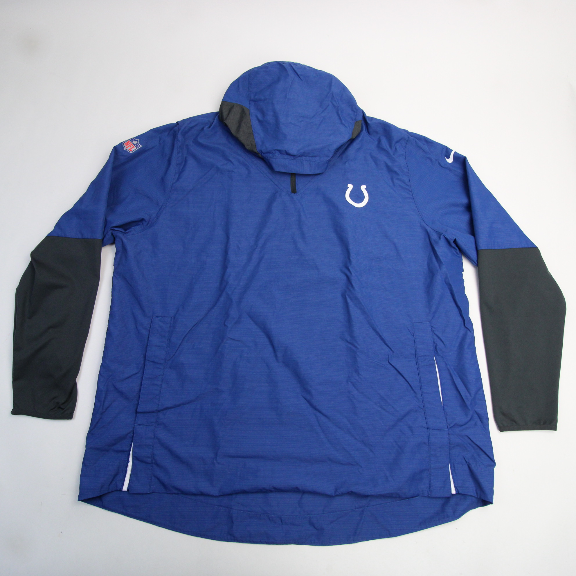 Indianapolis Colts Nike NFL on Field Apparel Jacket Men's Blue/Gray used L L