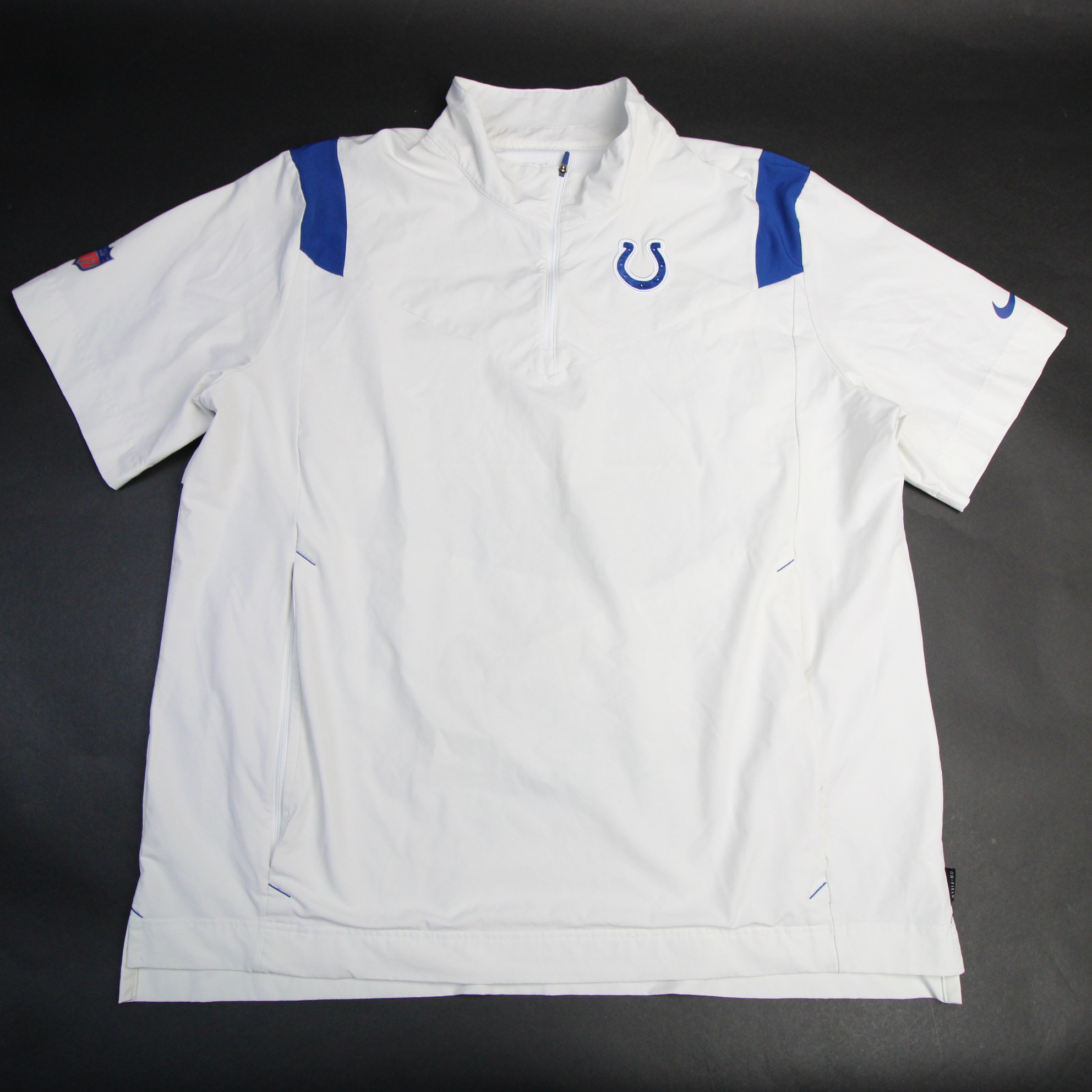 Men's Nike White Indianapolis Colts Fan Gear Pullover Hoodie Size: 3XL