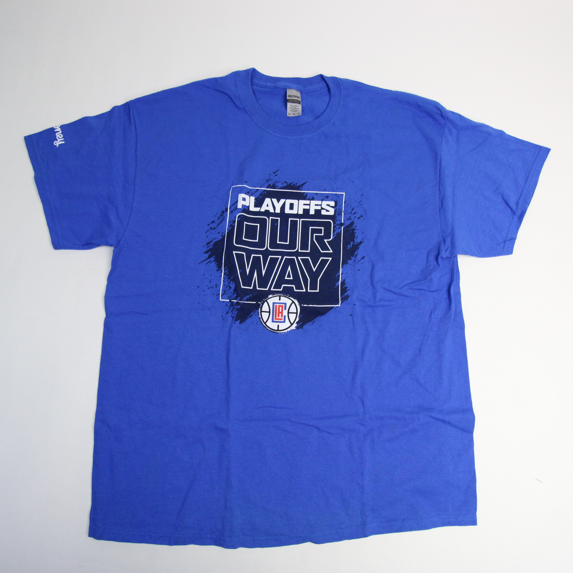Gildan Los Angeles Clippers Logo T-Shirt Carolina Blue 4XL