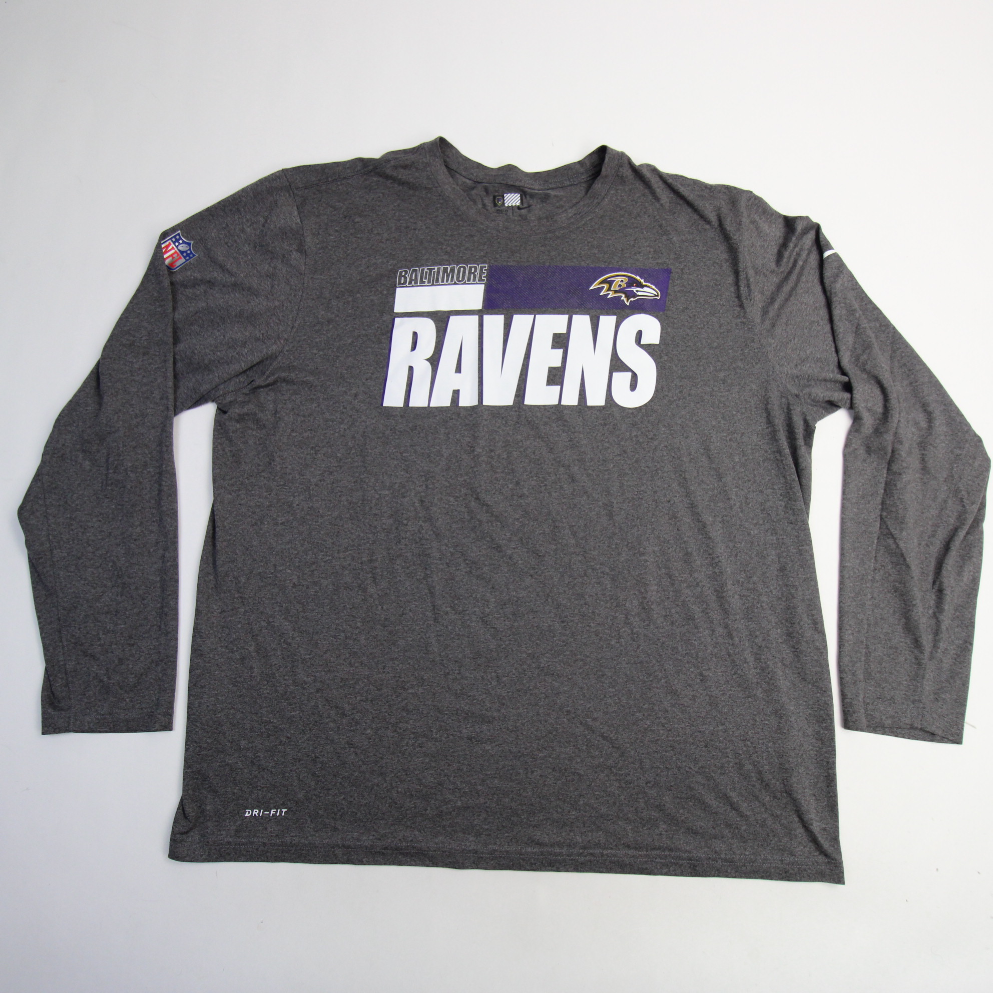 Baltimore Ravens Nike NFL On Field Apparel Nike Tee Long Sleeve Shirt  Men's