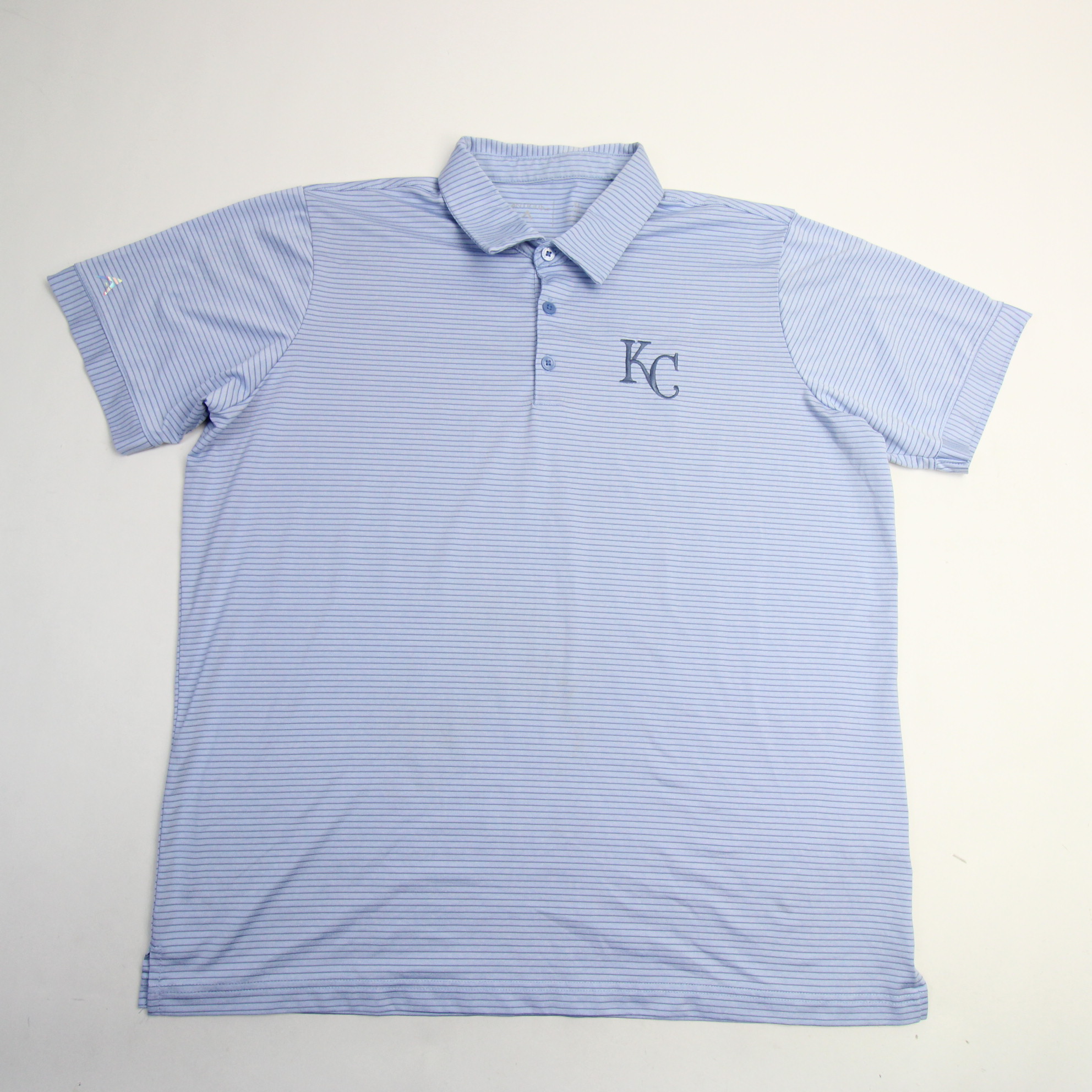 Men's Antigua White Kansas City Royals par Polo Size: Small