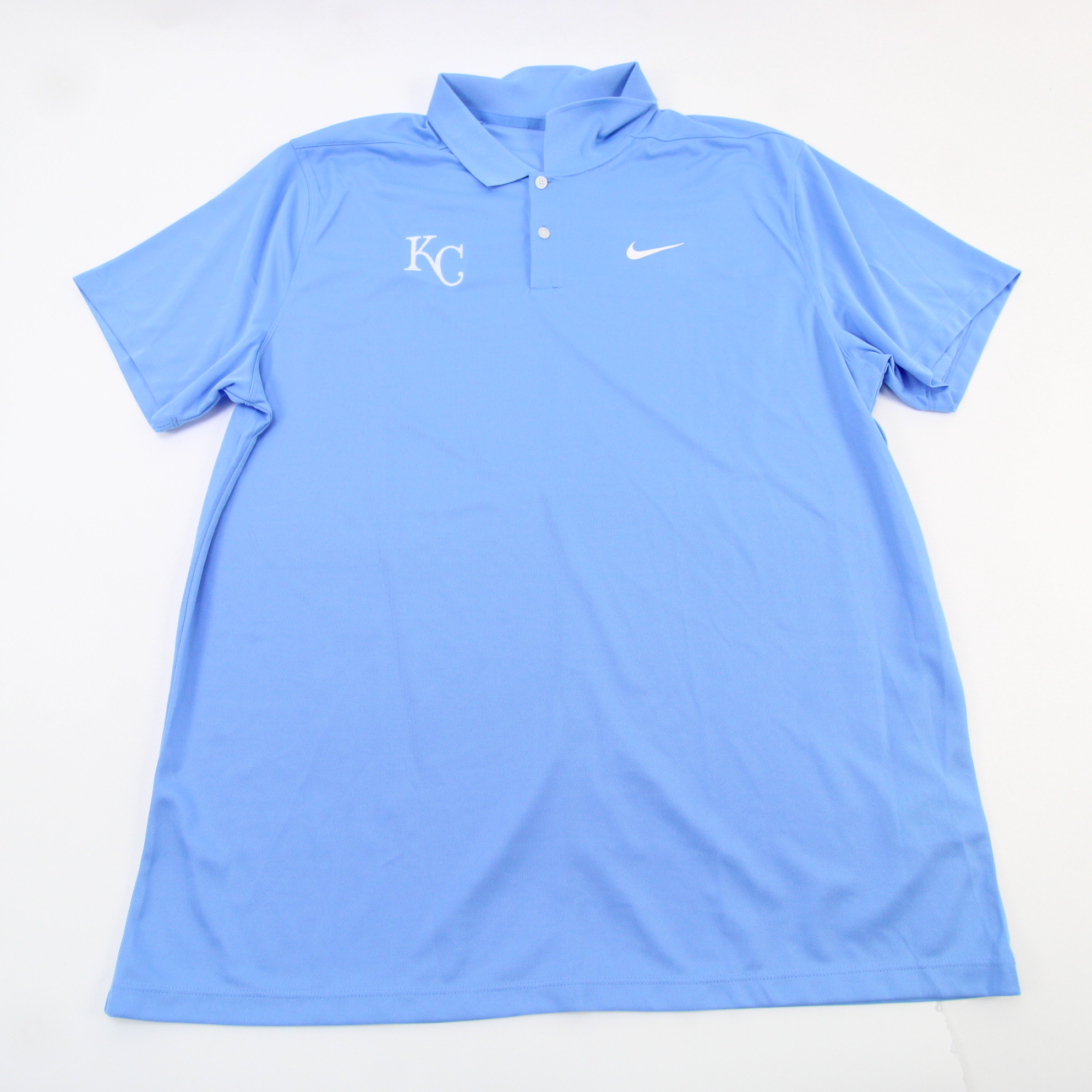 Kansas City Royals Nike Dri-Fit Polo Men's Light Blue New