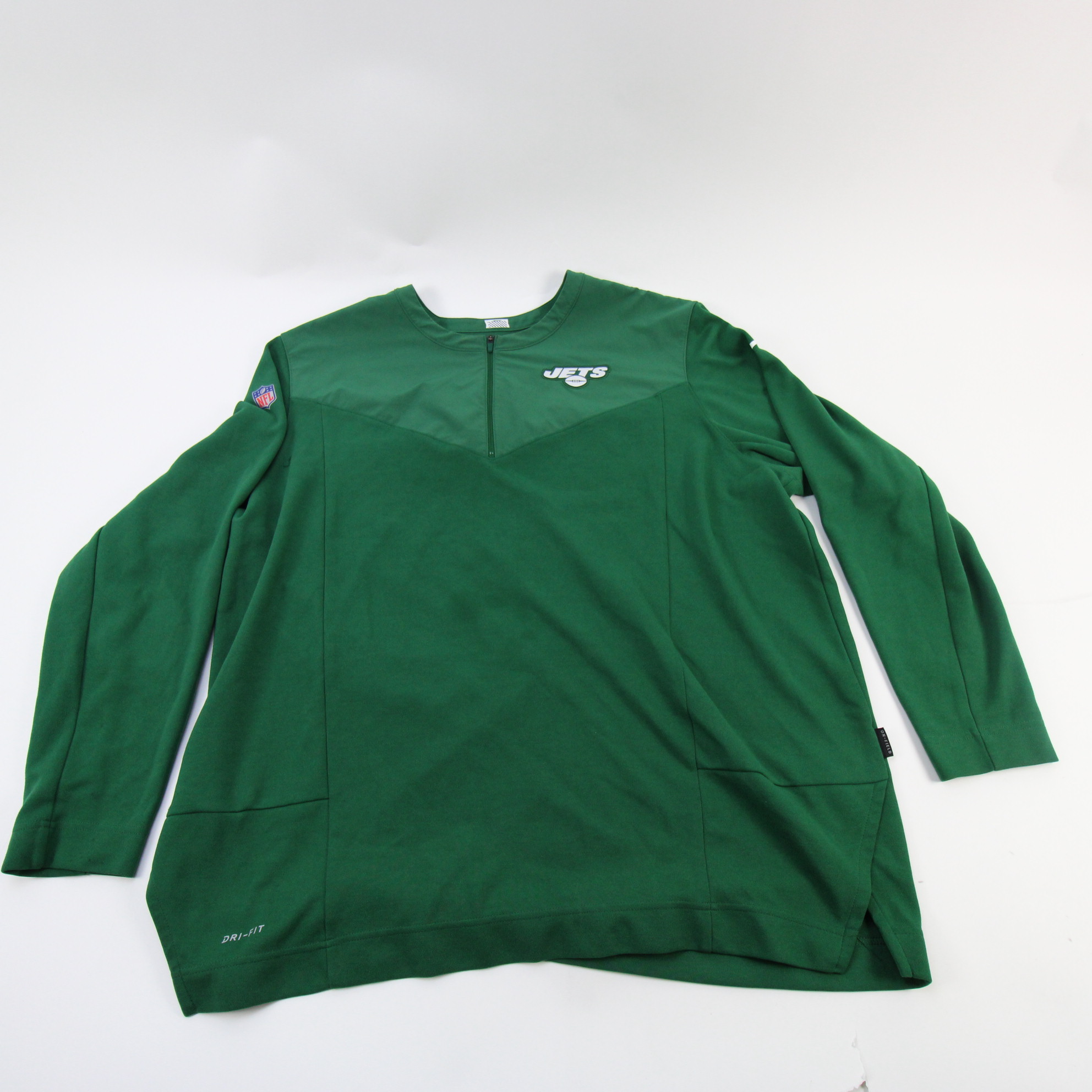 New York Jets Nike NFL On Field Apparel Dri-Fit Pullover Men's Green  Used