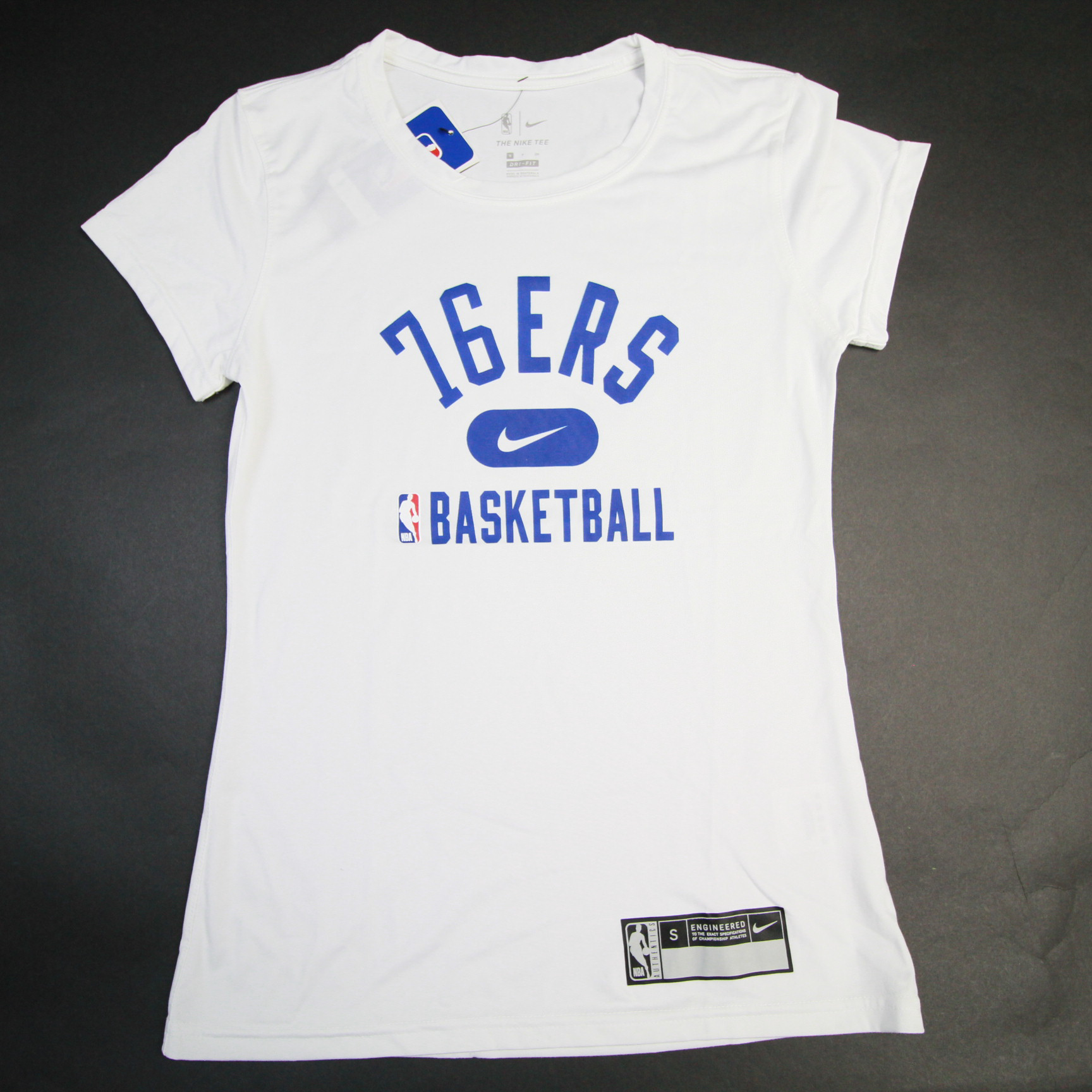 Philadelphia 76ers Nike NBA Authentics Dri-Fit Short Sleeve Shirt