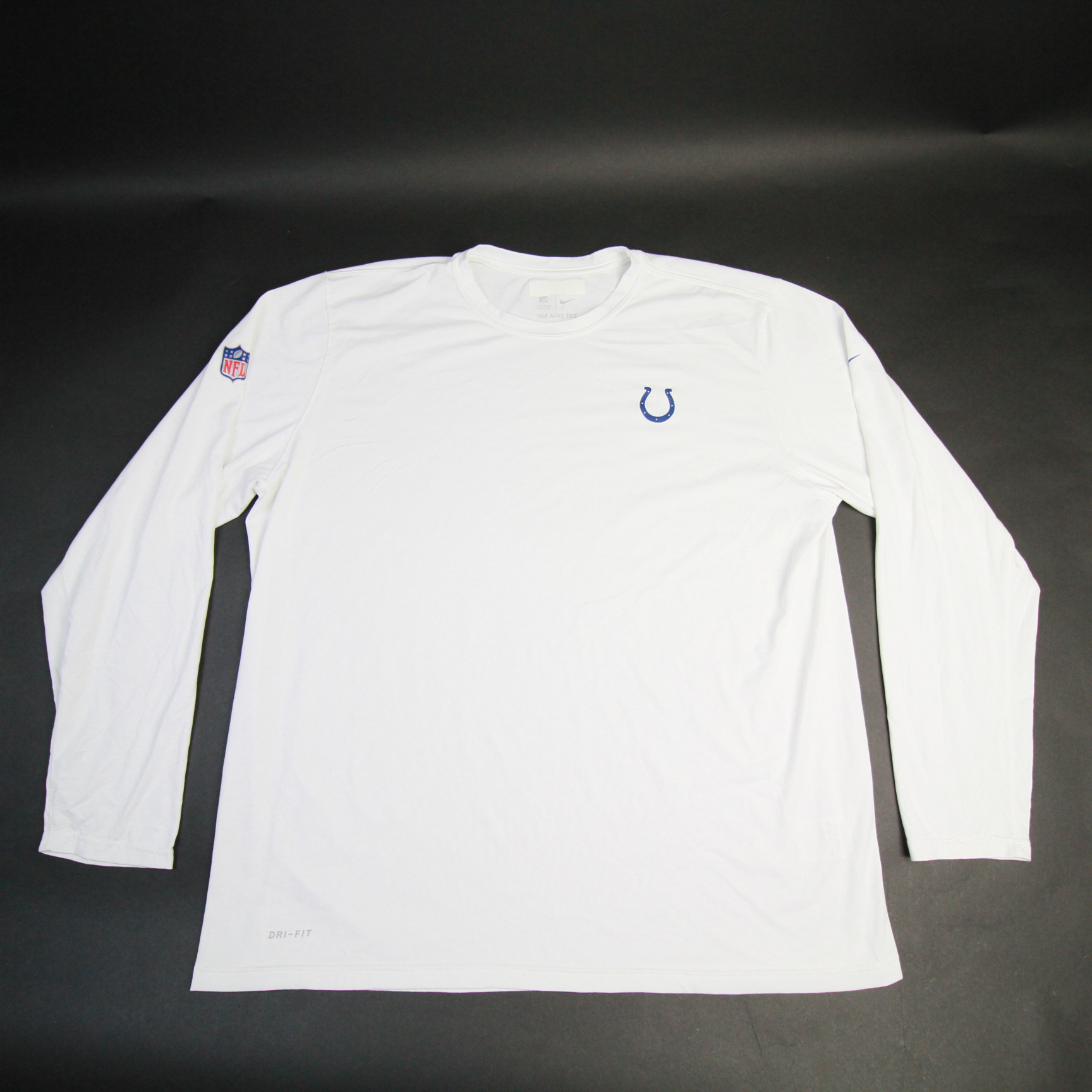 Indianapolis Colts Nike NFL On Field Apparel Long Sleeve Shirt Men's Used  2XL