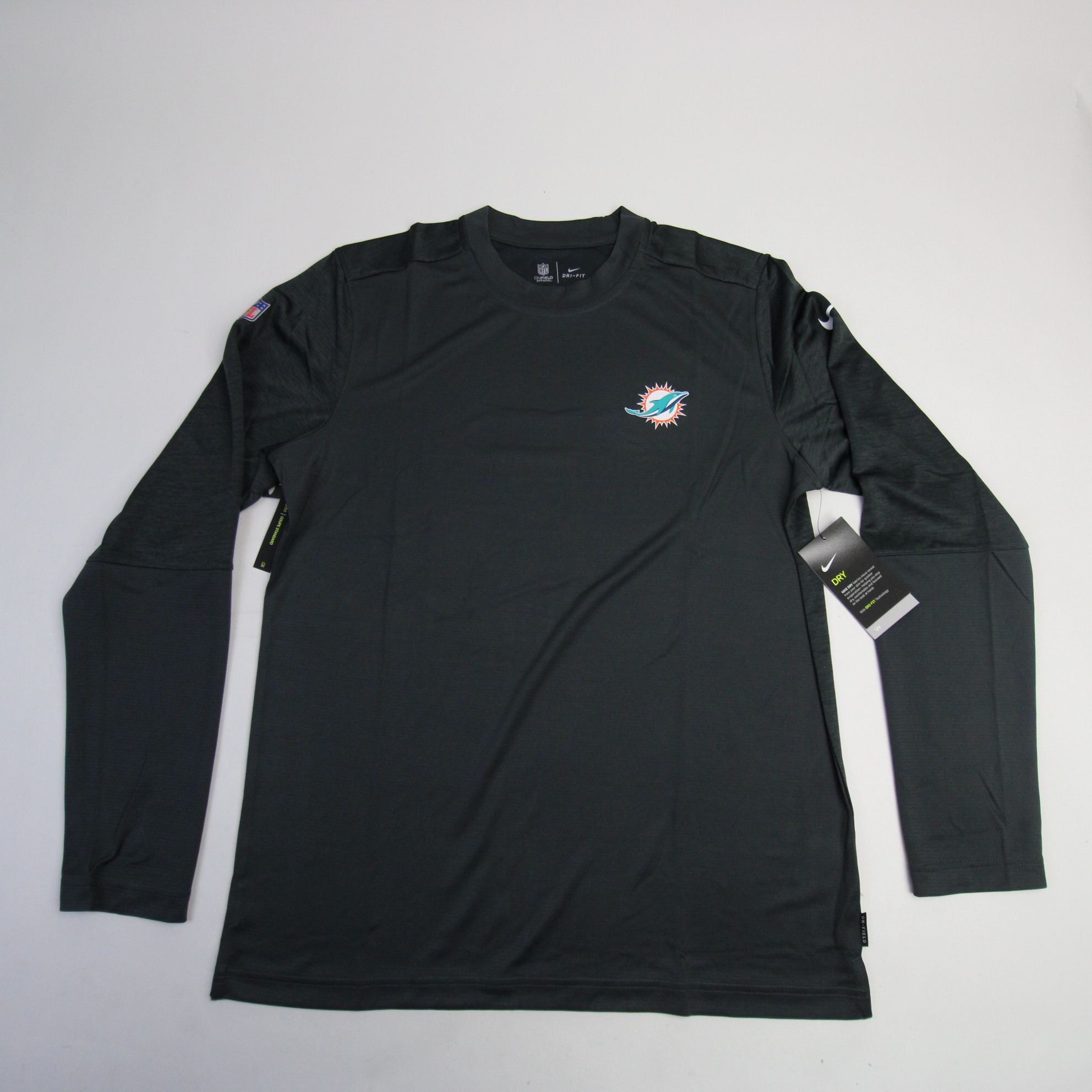 Miami Dolphins Nike NFL On Field Apparel Dri-Fit Long Sleeve Shirt