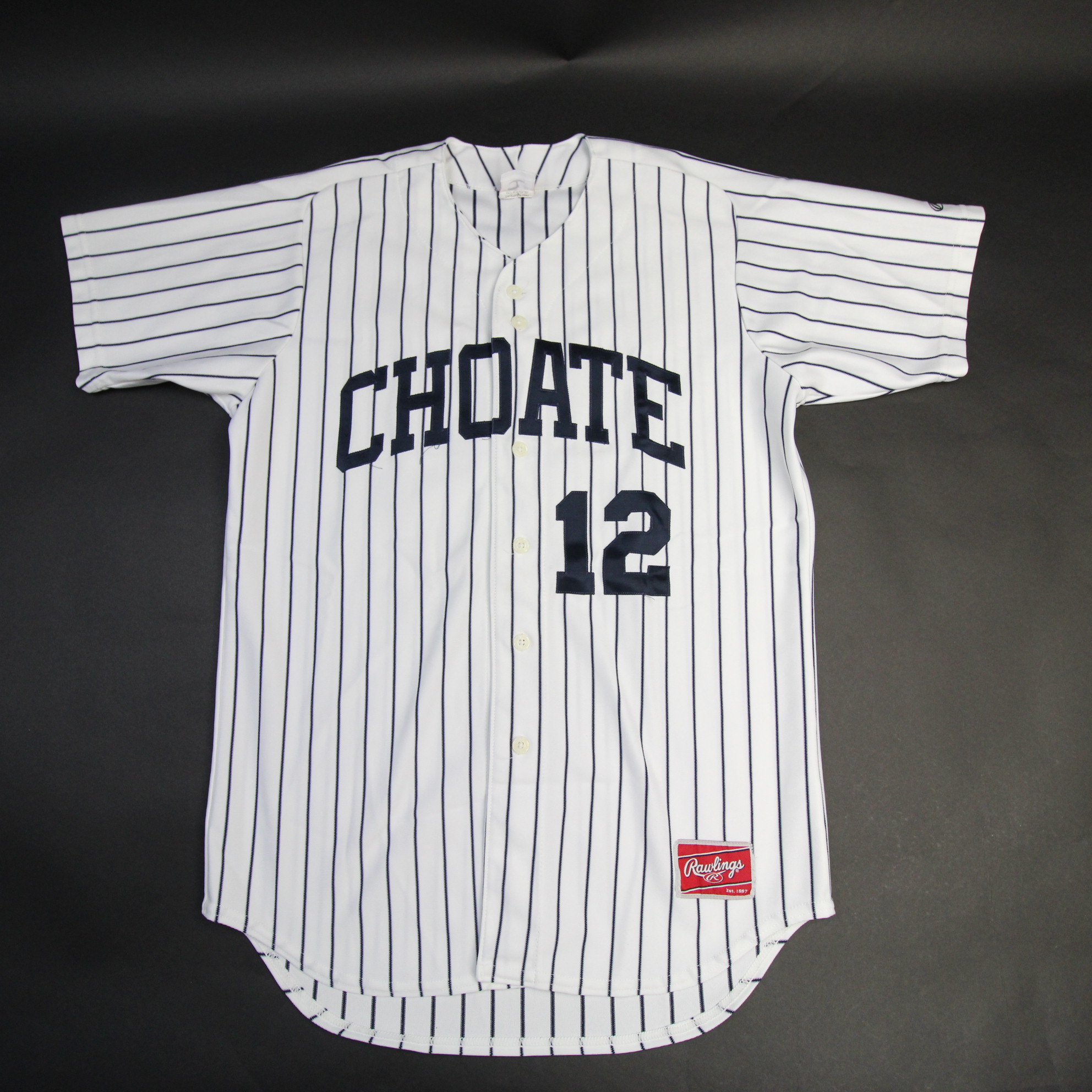 Choate Wild Boars Rawlings Game Jersey - Baseball Men's Used L