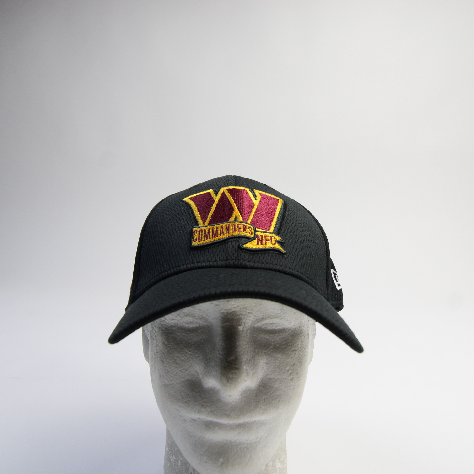 Washington Commanders New Era 39thirty Fitted Hat Unisex Used Light  Gray/Cardinal SM/MD - Locker Room Direct