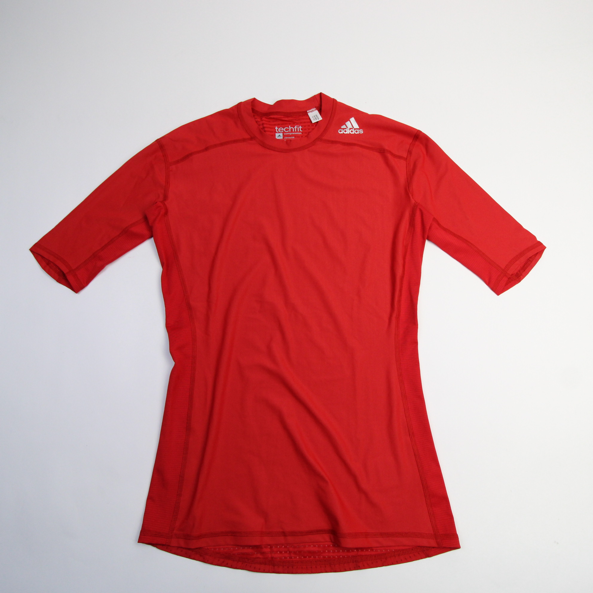 casete Círculo de rodamiento Bombero adidas Techfit Compression Top Shirt Men&#039;s Medium Large Extra Large  Red Used | eBay