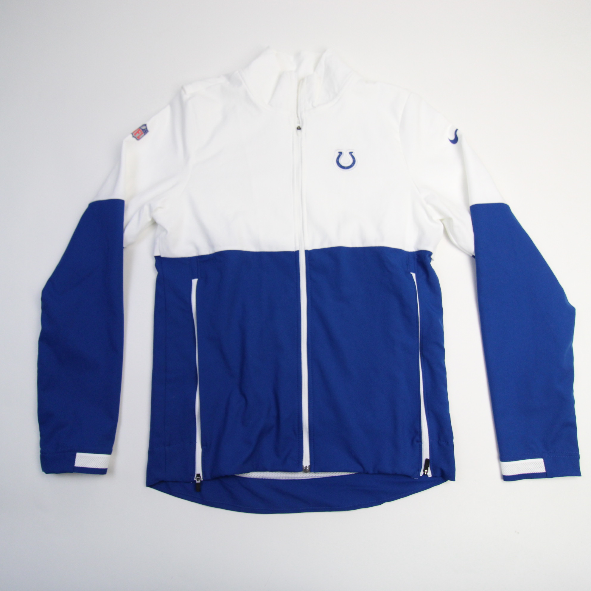 Indianapolis Colts Nike NFL on Field Apparel Jacket Men's Blue/Gray used L L