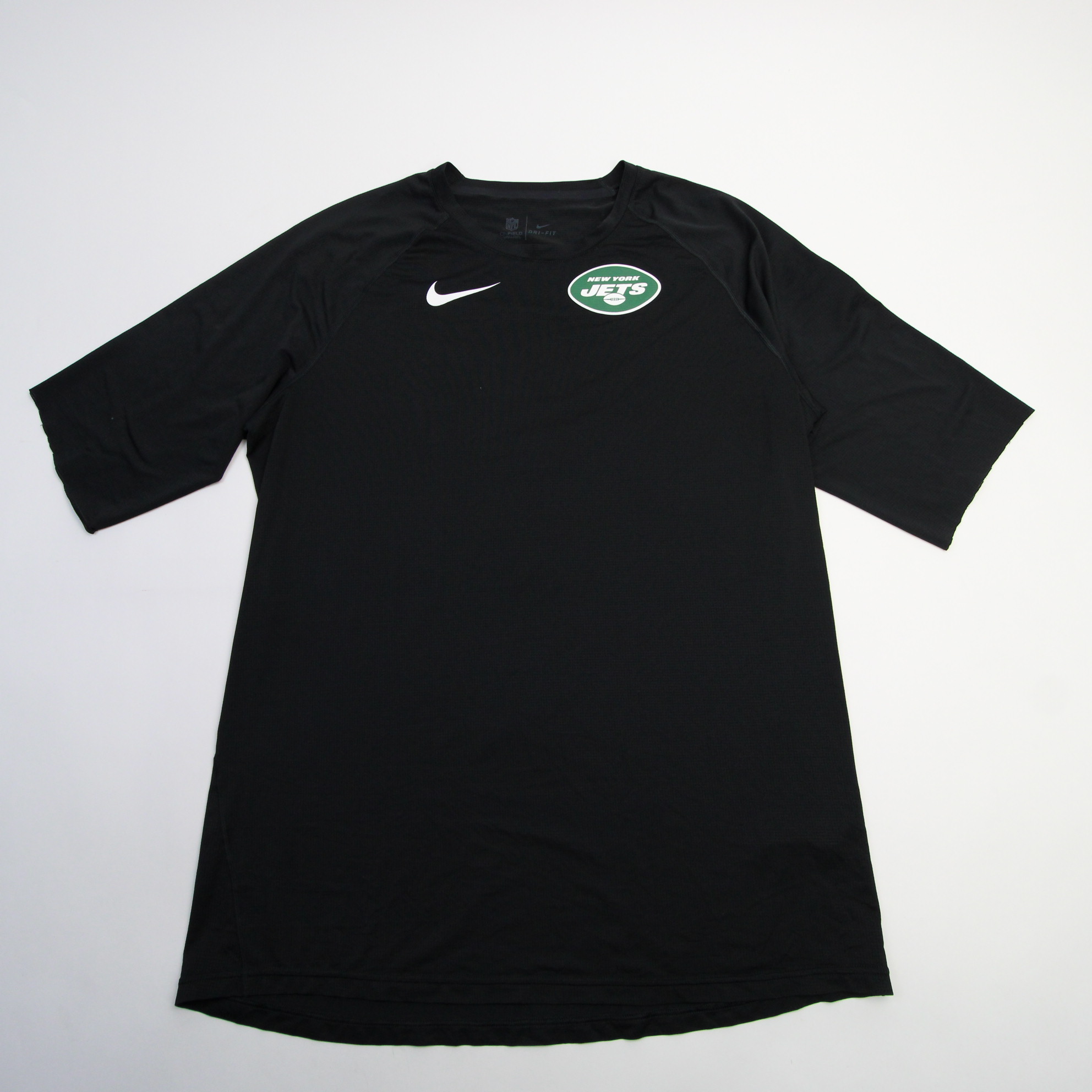 New York Jets Nike NFL Training Dri-Fit Short Sleeve Shirt Men's Gray used XL