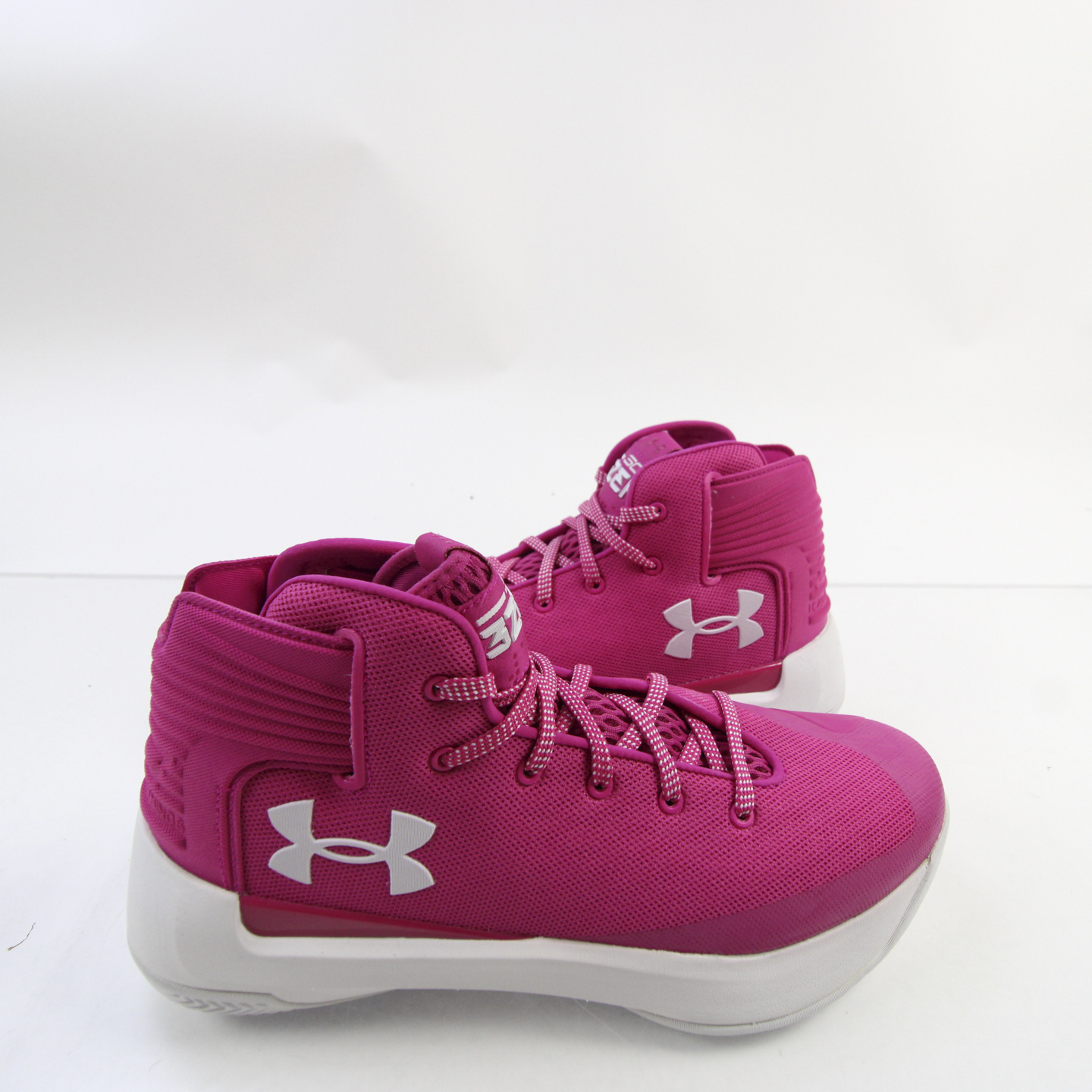 Under Armour SC Basketball Shoe Men's Hot Pink/White New without Box