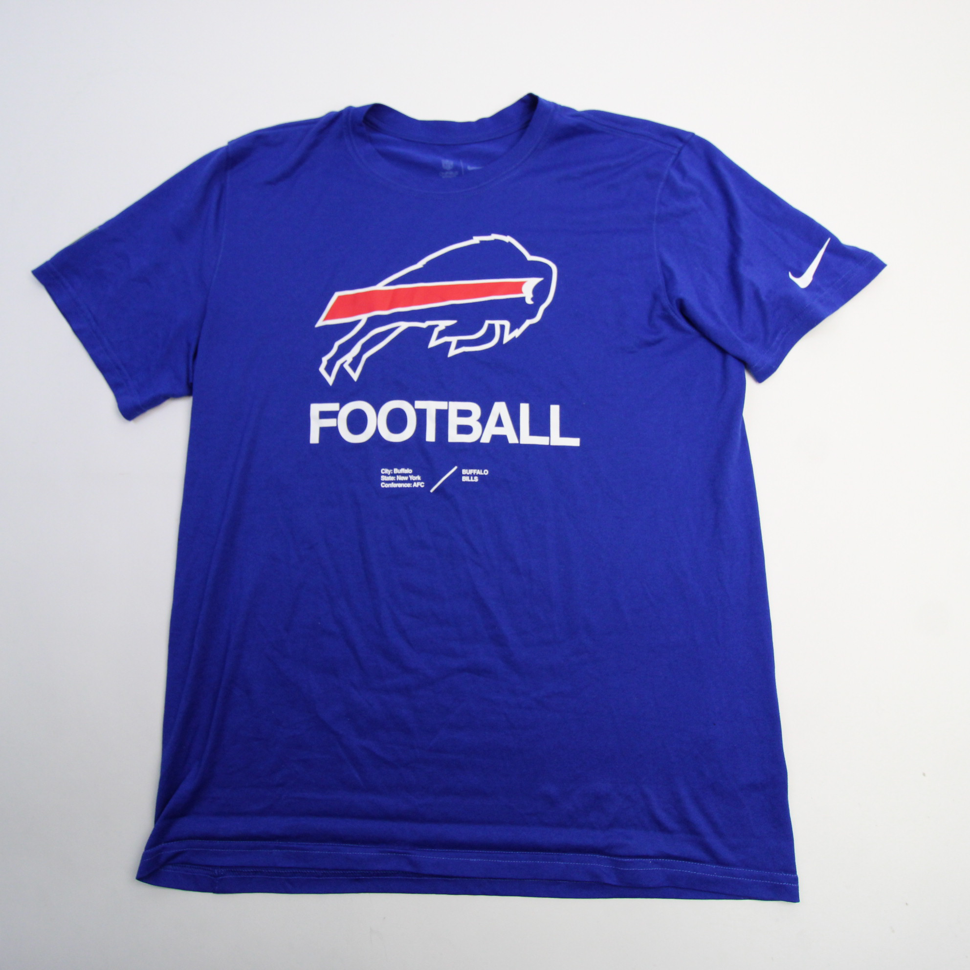 Buffalo Bills Nike NFL On Field Apparel Nike Tee Short Sleeve Shirt  Men's Used