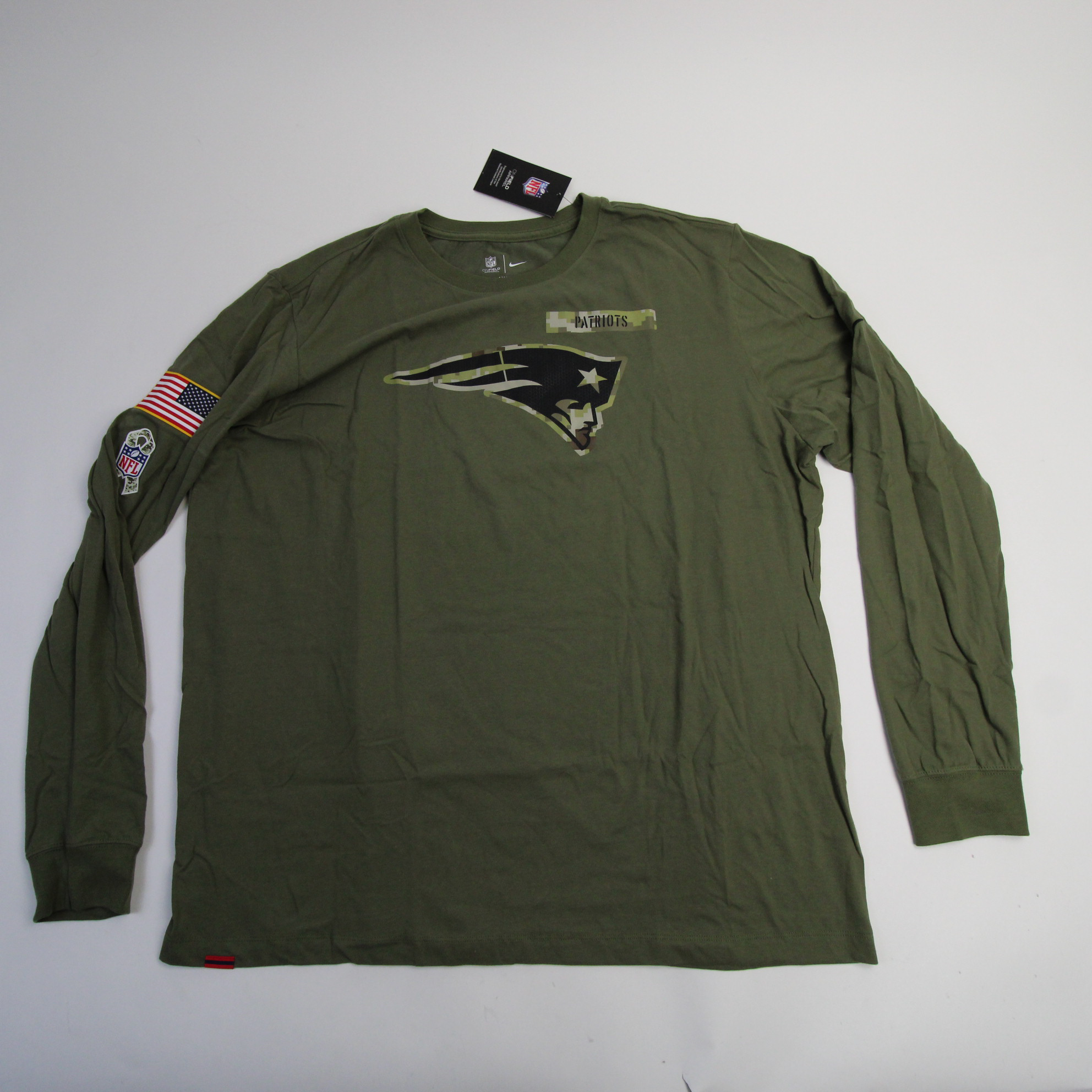 New England Patriots Nike NFL On Field Apparel Nike Tee Long Sleeve Shirt