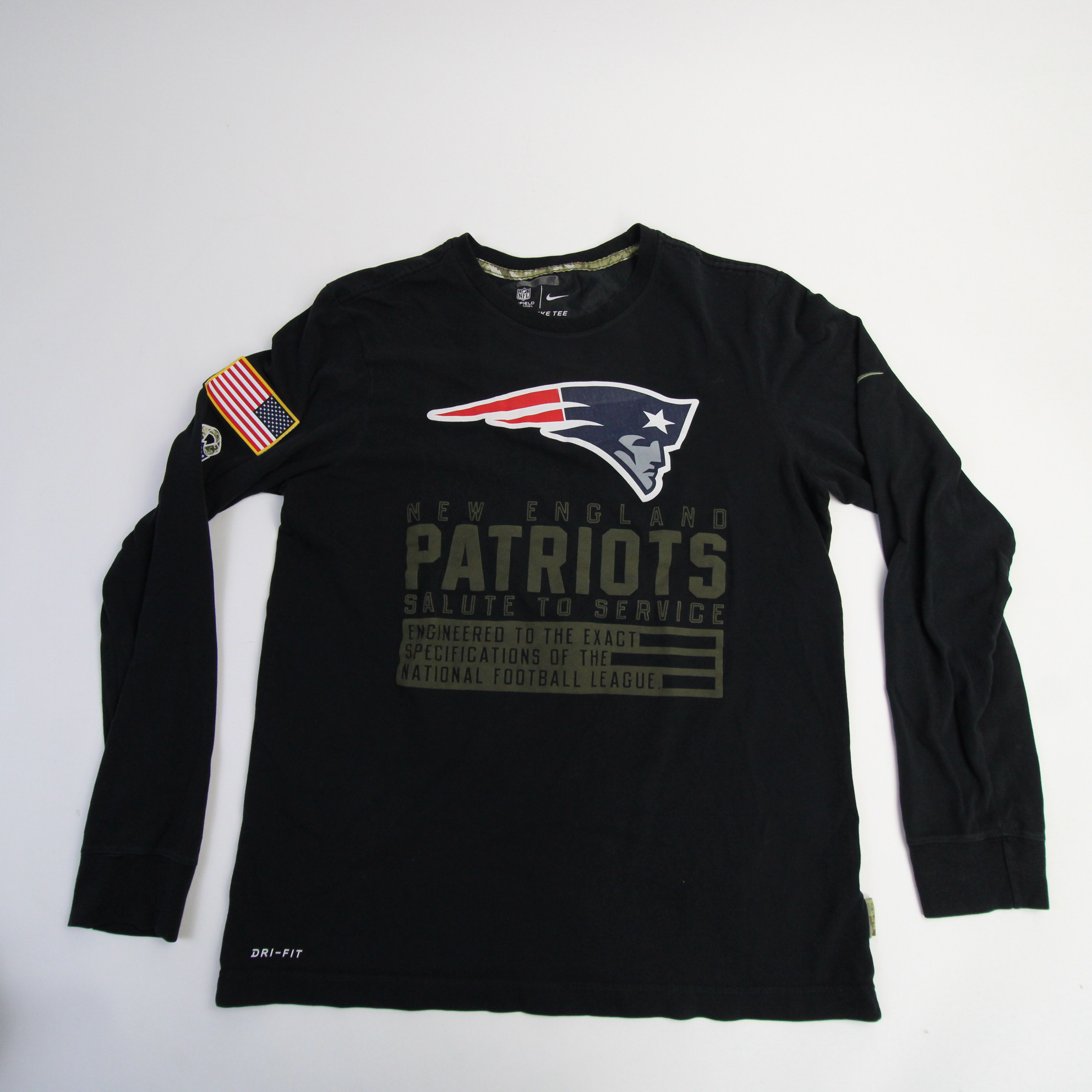 Espacioso Miguel Ángel libro de bolsillo New England Patriots Nike NFL On Field Apparel Nike Tee Long Sleeve Shirt |  eBay