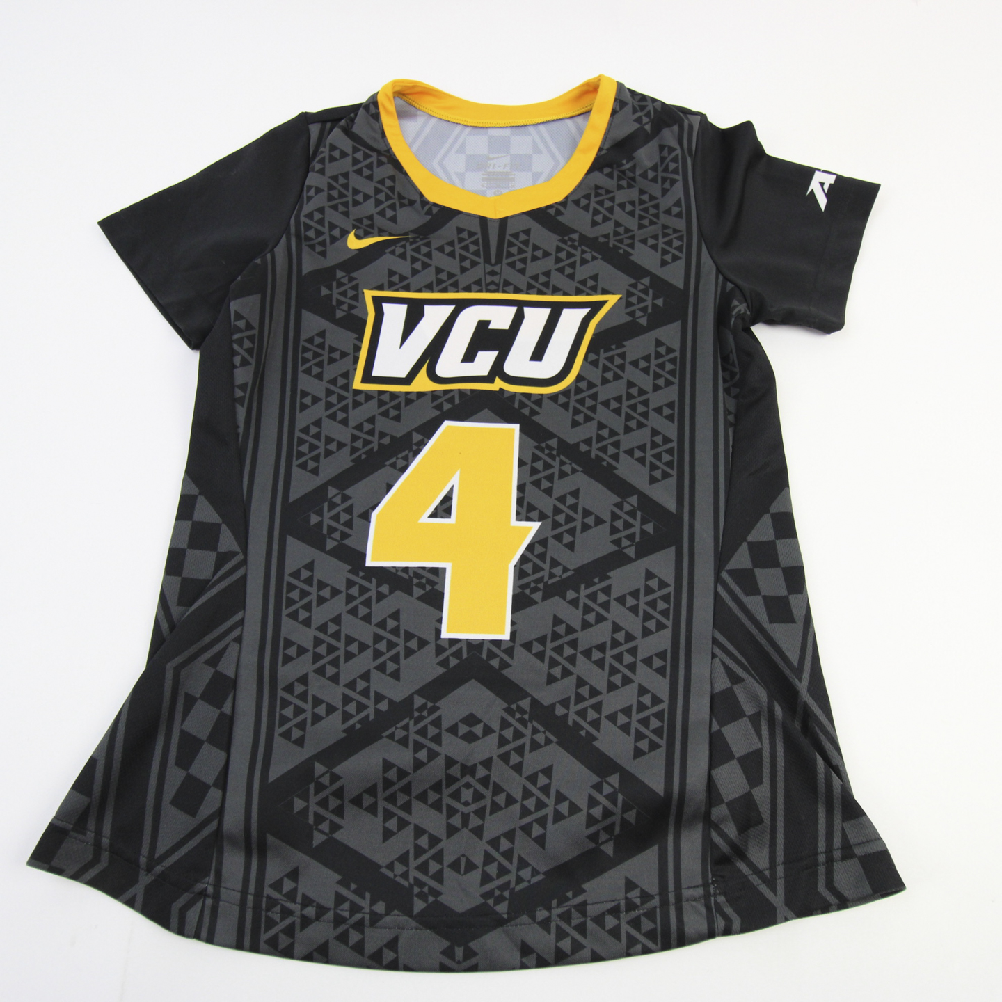 VCU Rams Nike Dri-Fit Practice Jersey - Soccer Women's Black/Gold Used