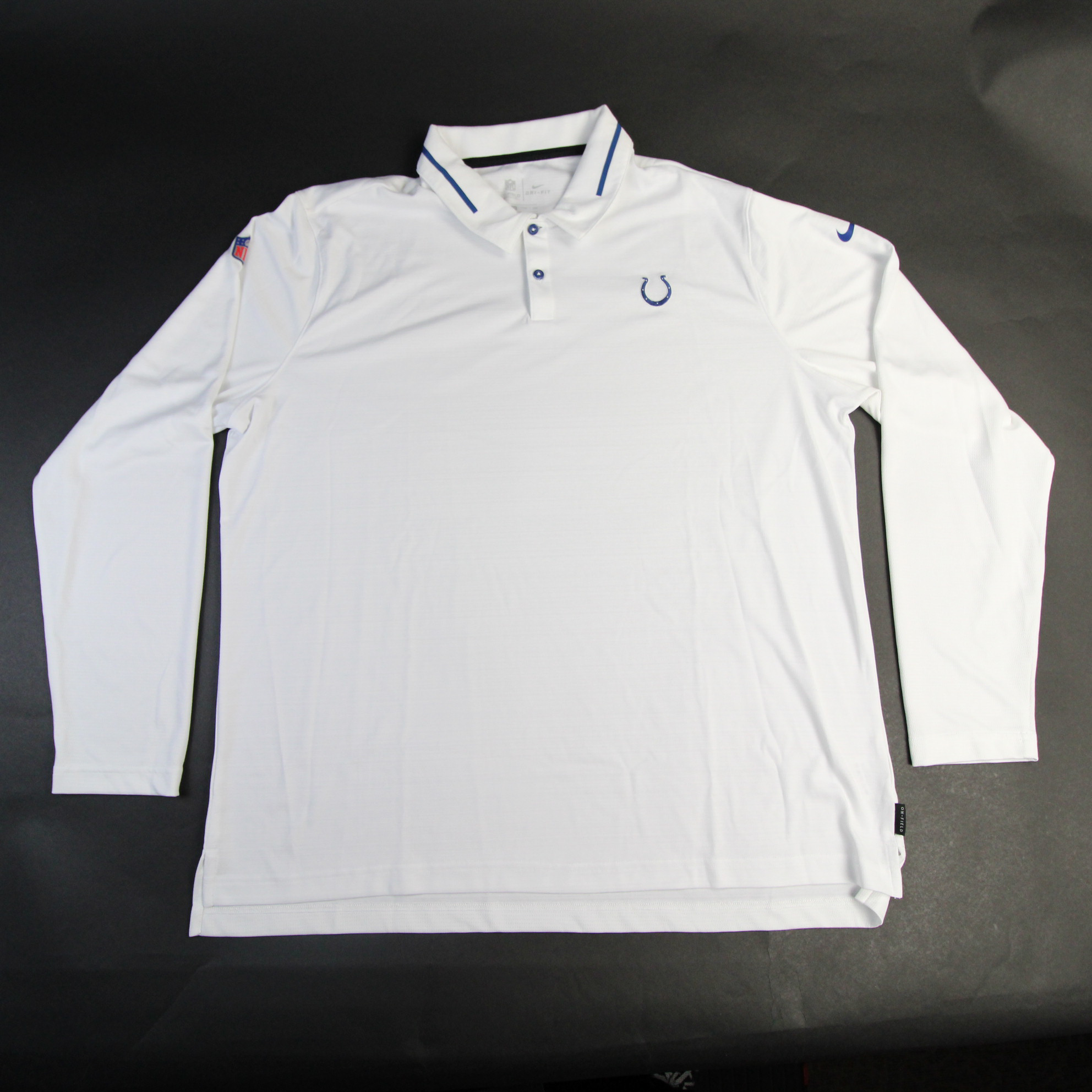 Indianapolis Colts Nike NFL On Field Apparel Polo Men's Blue Used