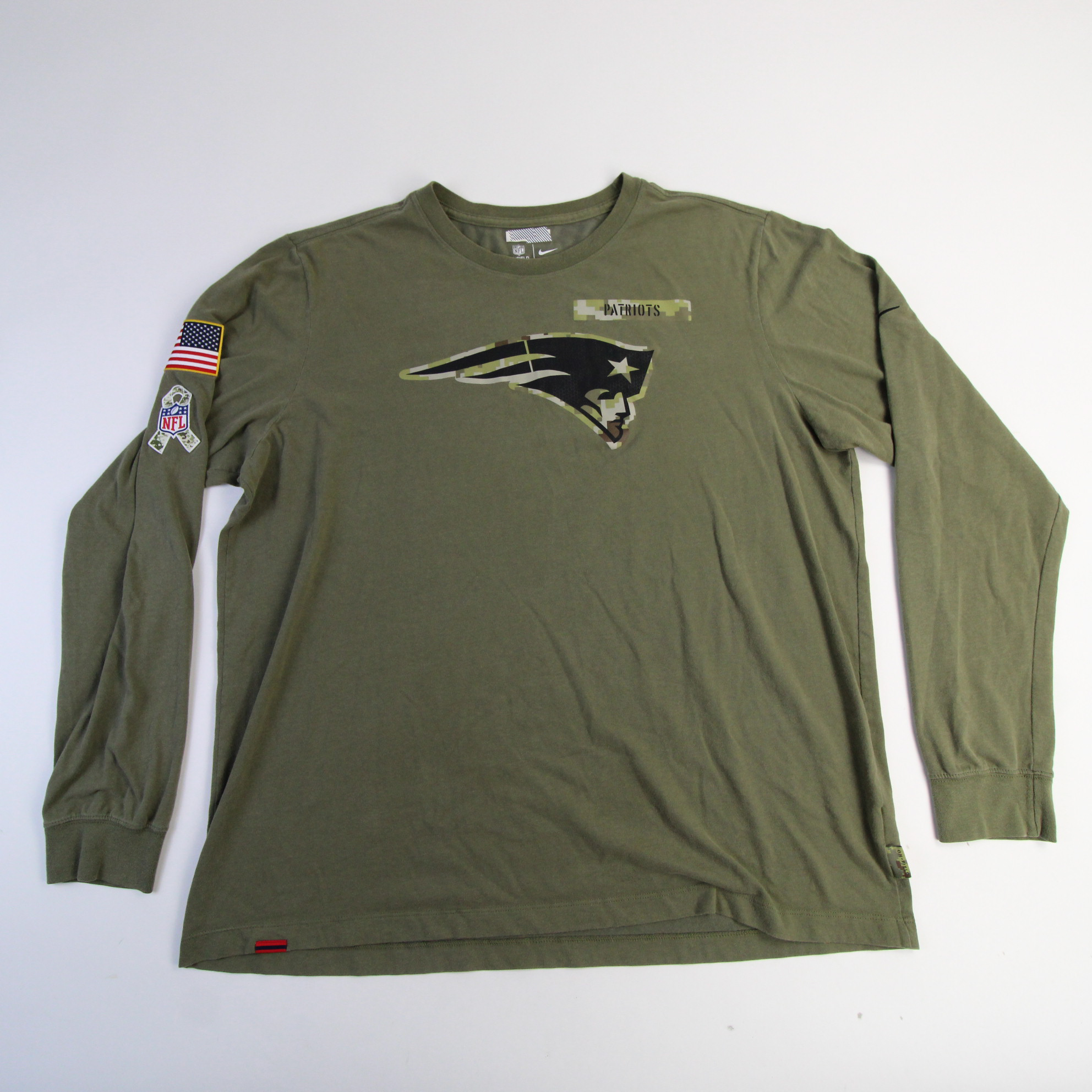 New England Patriots Nike NFL On Field Apparel Nike Tee Long Sleeve Shirt