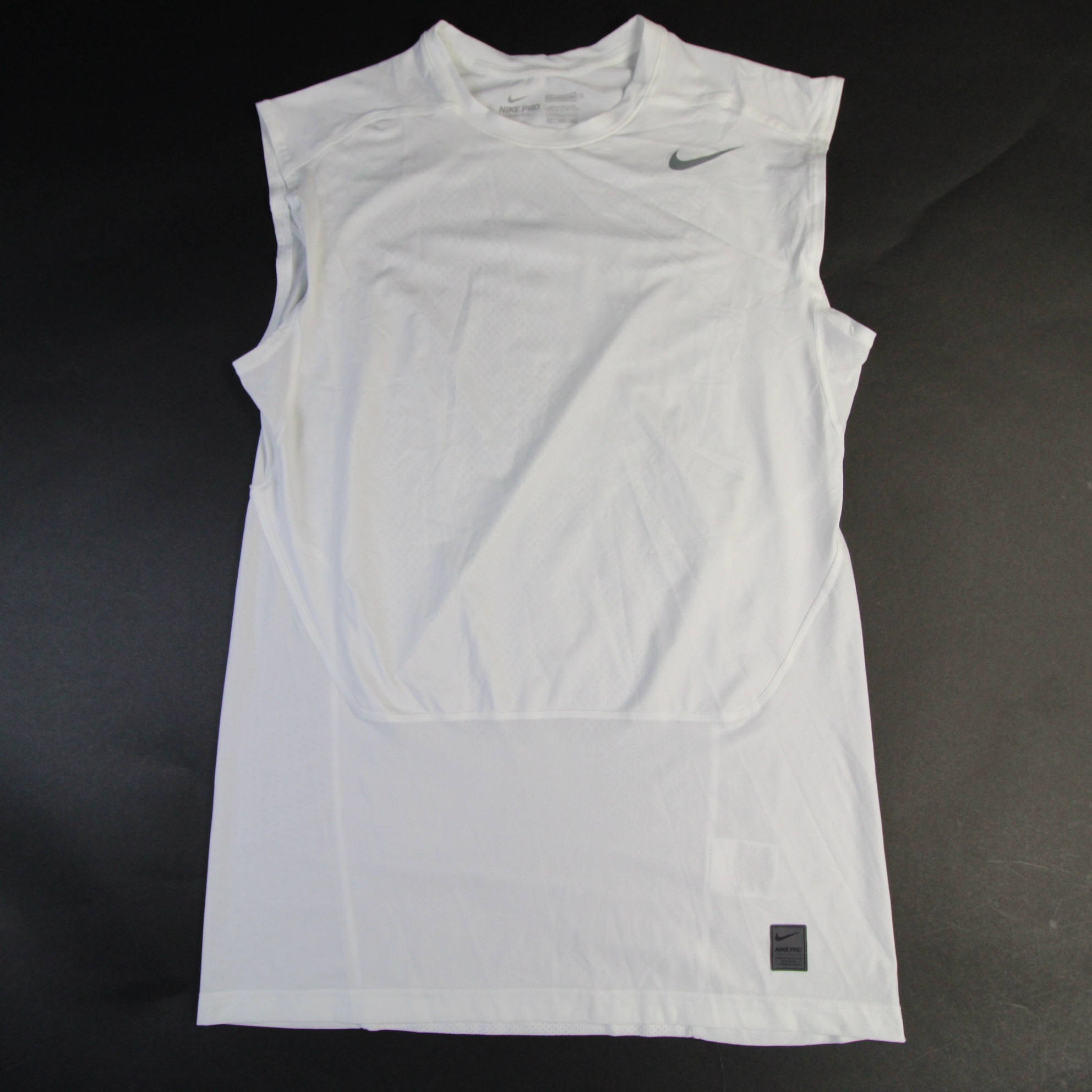 Nike Pro Compression Sleeveless Shirt - White