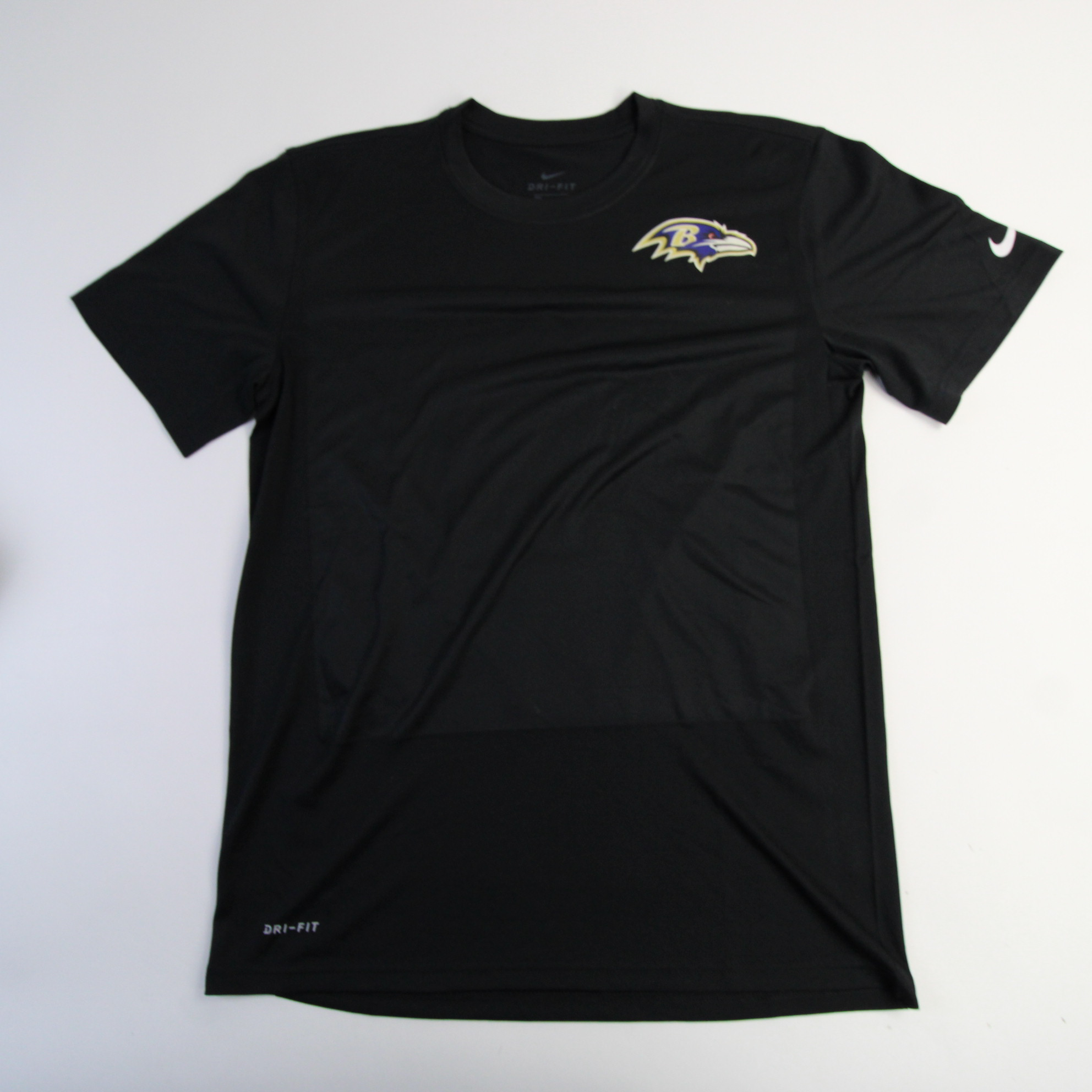 Baltimore Ravens Nike Dri-Fit Short Sleeve Shirt Men's Black Used