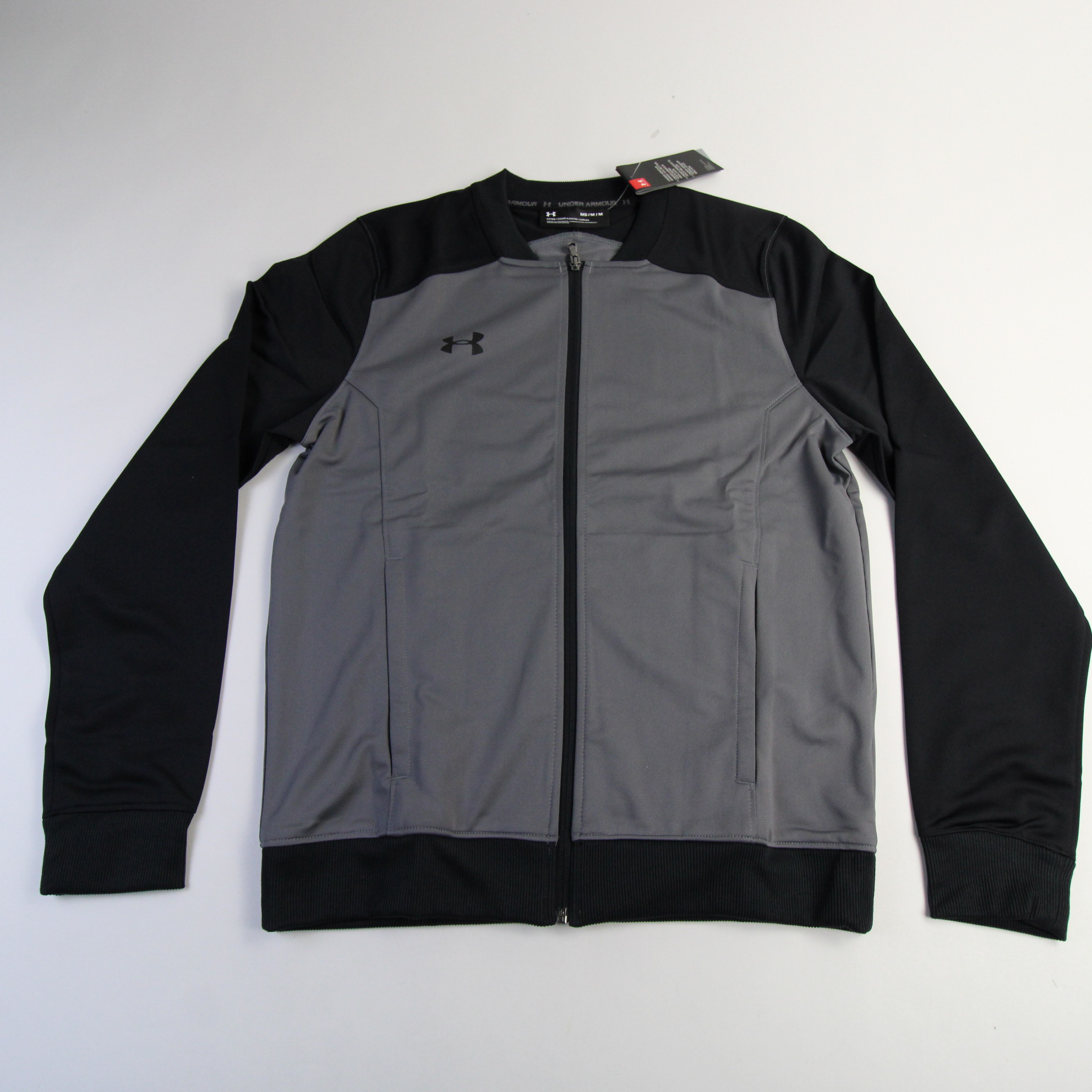 Under Armour Jacket Men's S M L XL Gray Black Fitted Sports Zip New with Tags