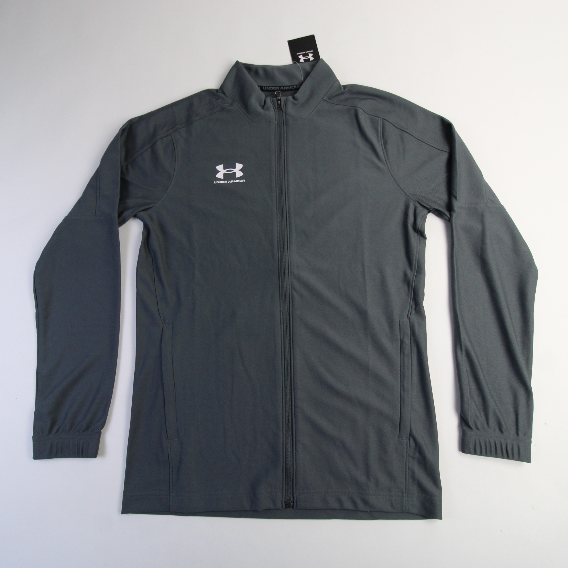 Under Armour Jacket Men's Small Medium Large Gray Logo Zip Sport New with Tags