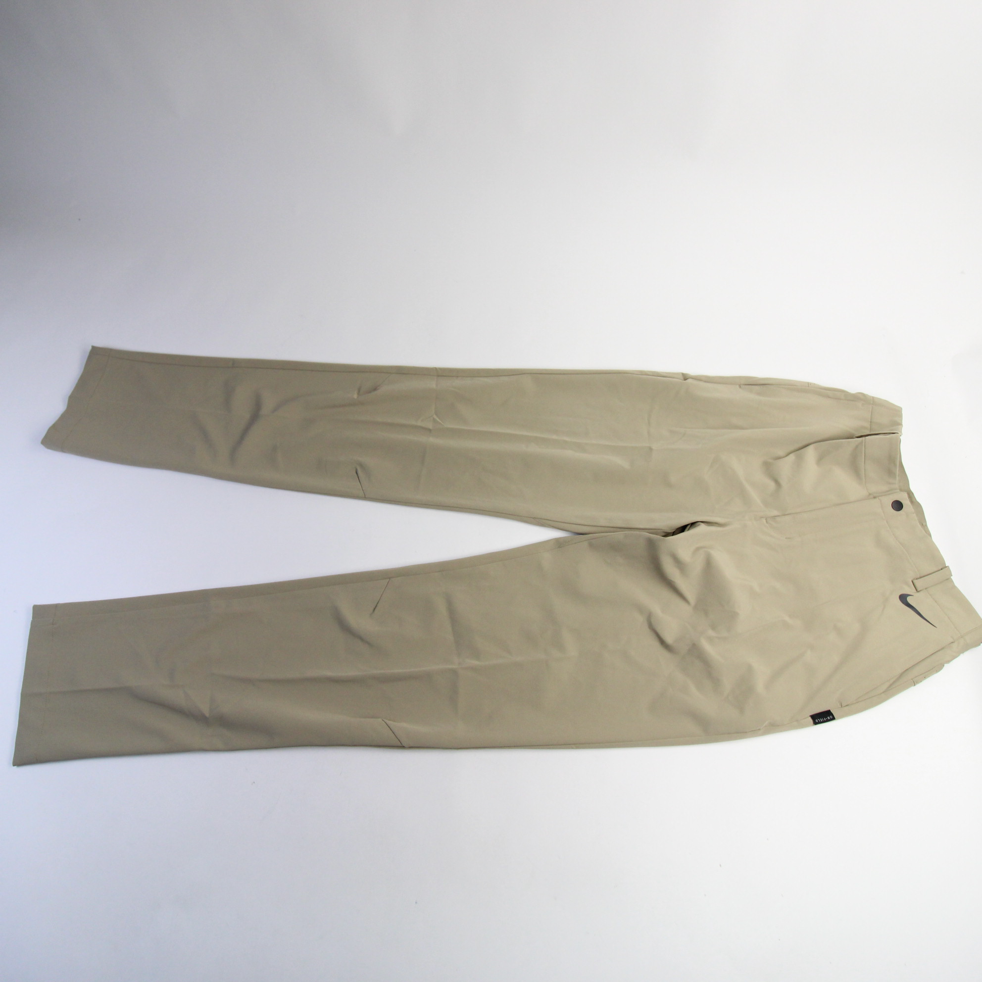 Nike Dress Pants Men's M L XL 2XL Khaki Straight Formal Golf Logo New with Tags