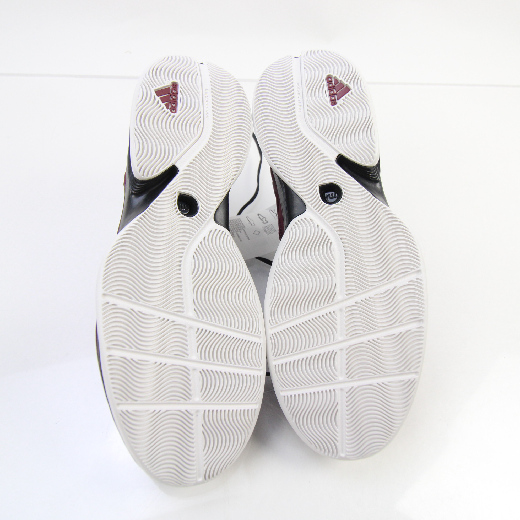 adidas Basketball Shoe Men's Maroon/White New without Box