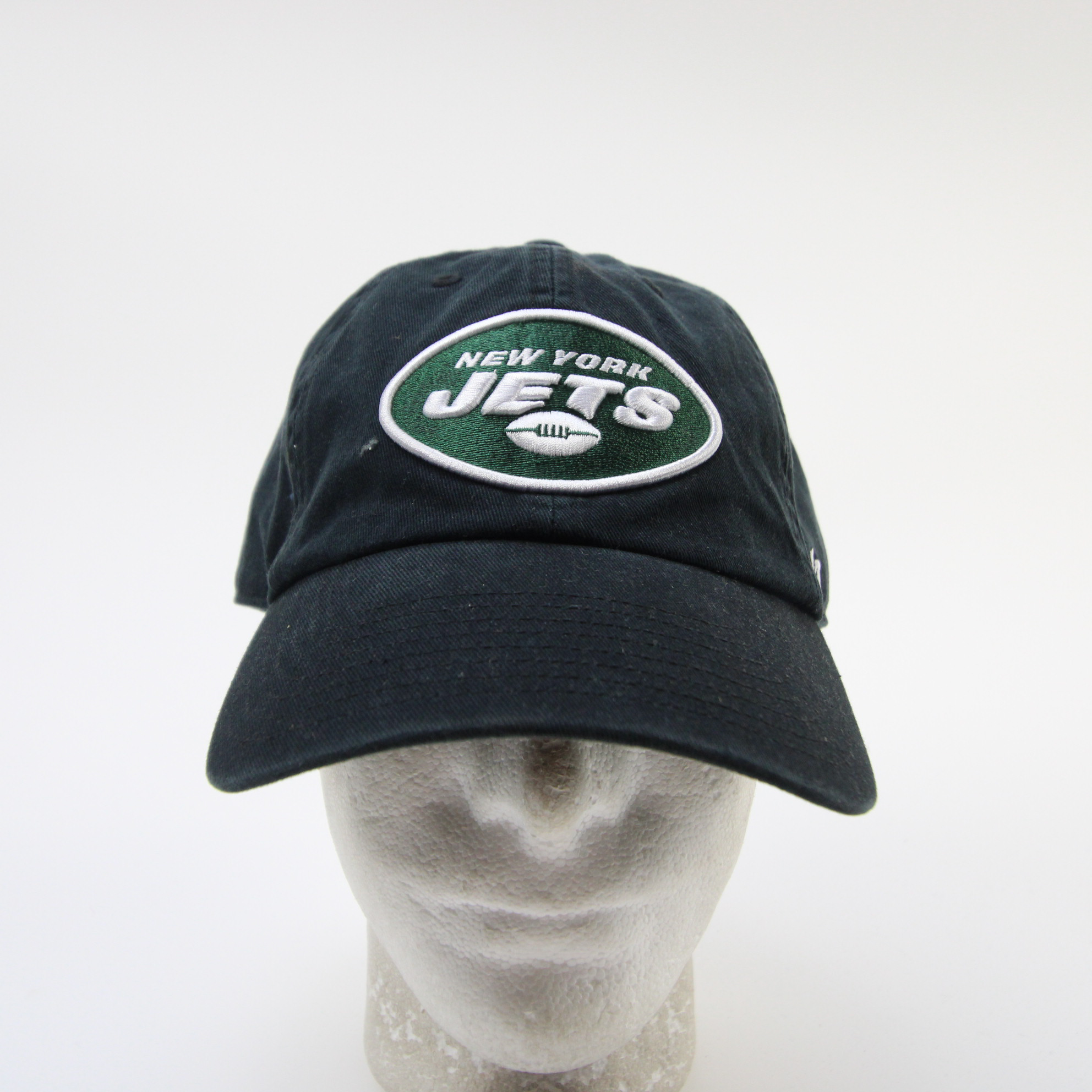 New York Jets 47 Brand Snap-Back Hat Unisex Black/White Used OSFM