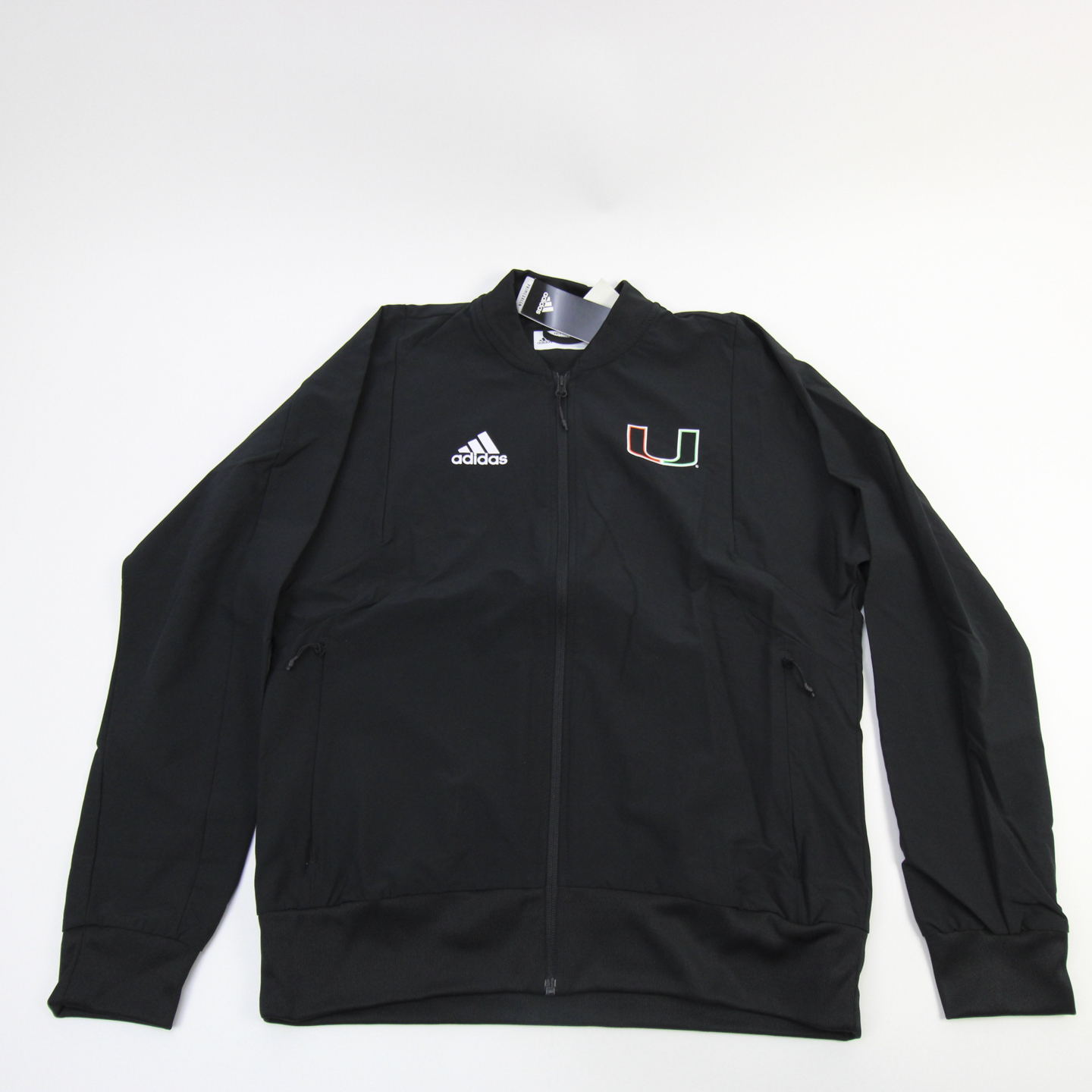 Miami Hurricanes adidas Jacket Men's Black New