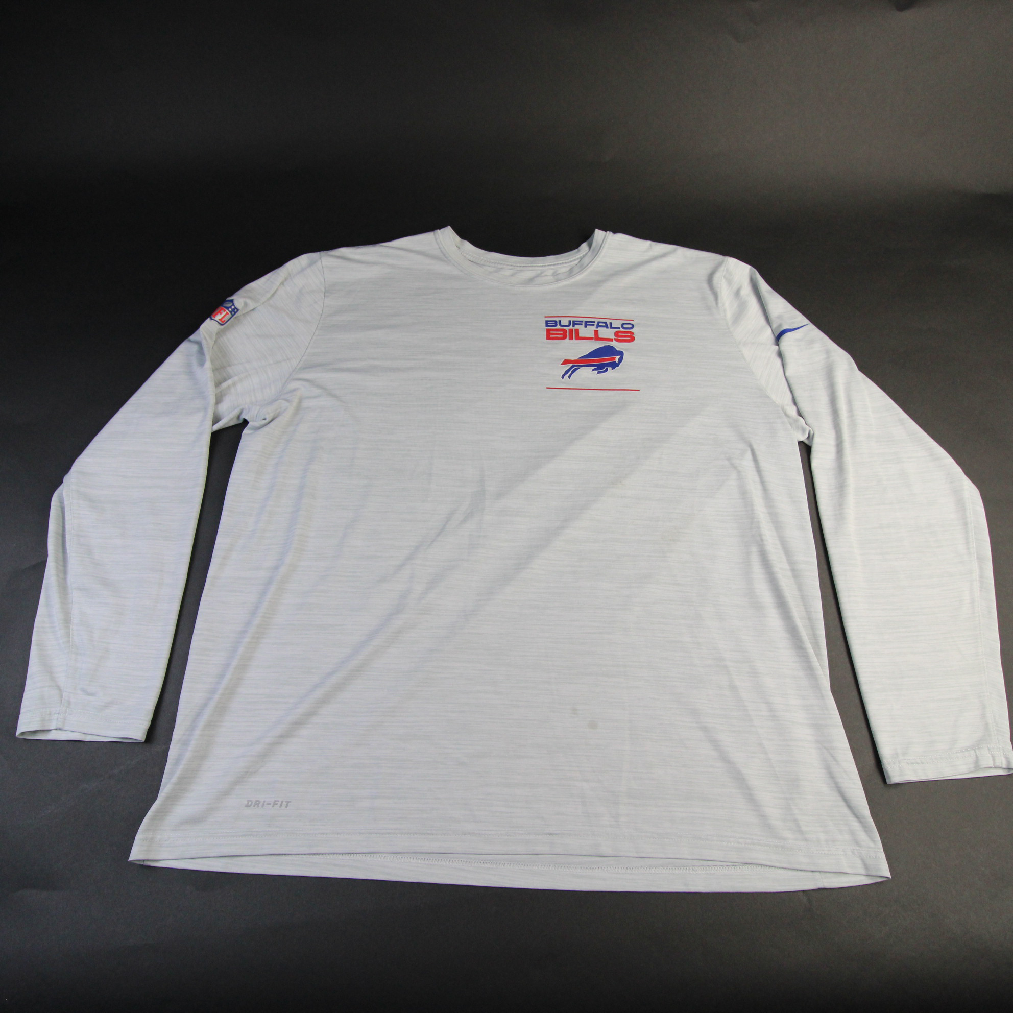 Buffalo Bills Nike Pro Long Sleeve Shirt Men's Gray Used