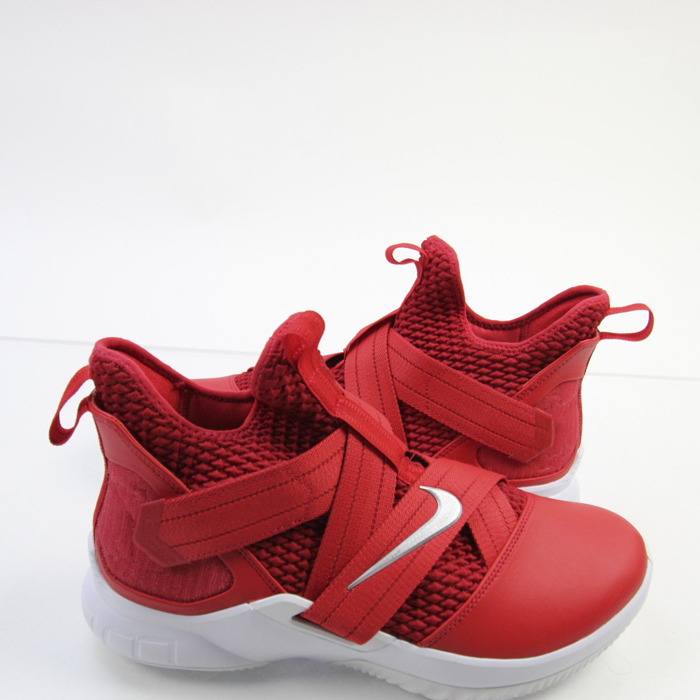 Nike LeBron Basketball Shoe Men's Red/White Used