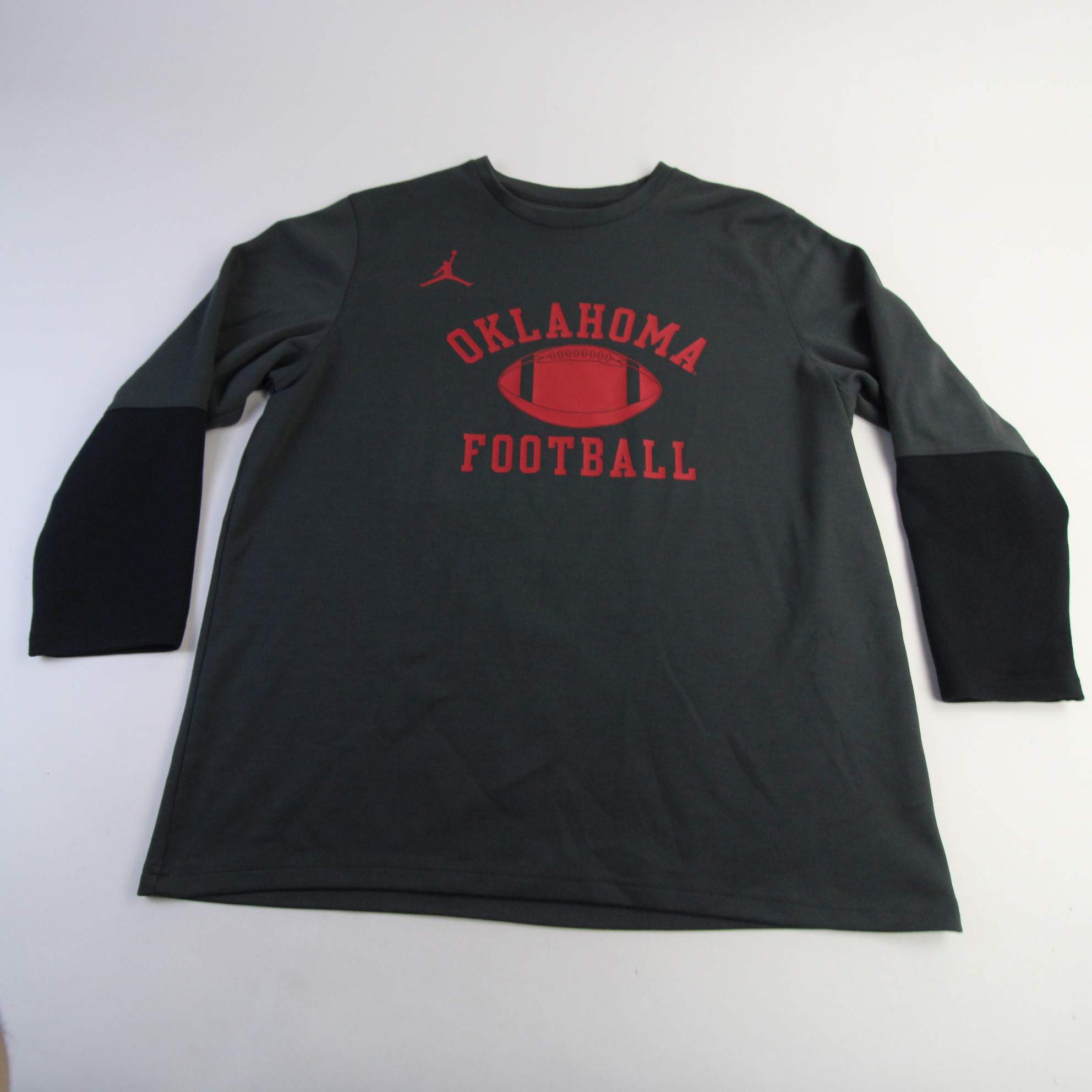 Oklahoma Sooners Air Jordan Dri-Fit Sweater Men's Dark Gray/Black Used