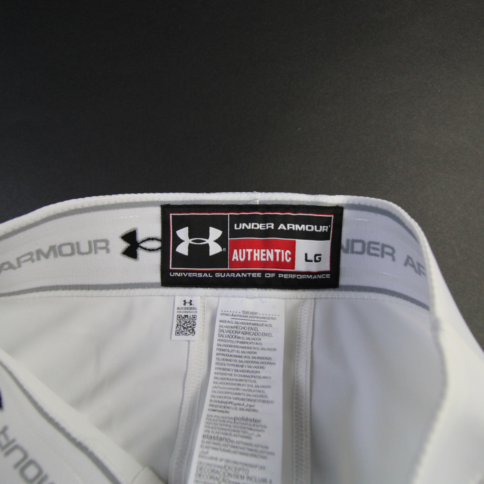 Under Armour Football Pants Men's S M L XL 2XL White Black Logo New